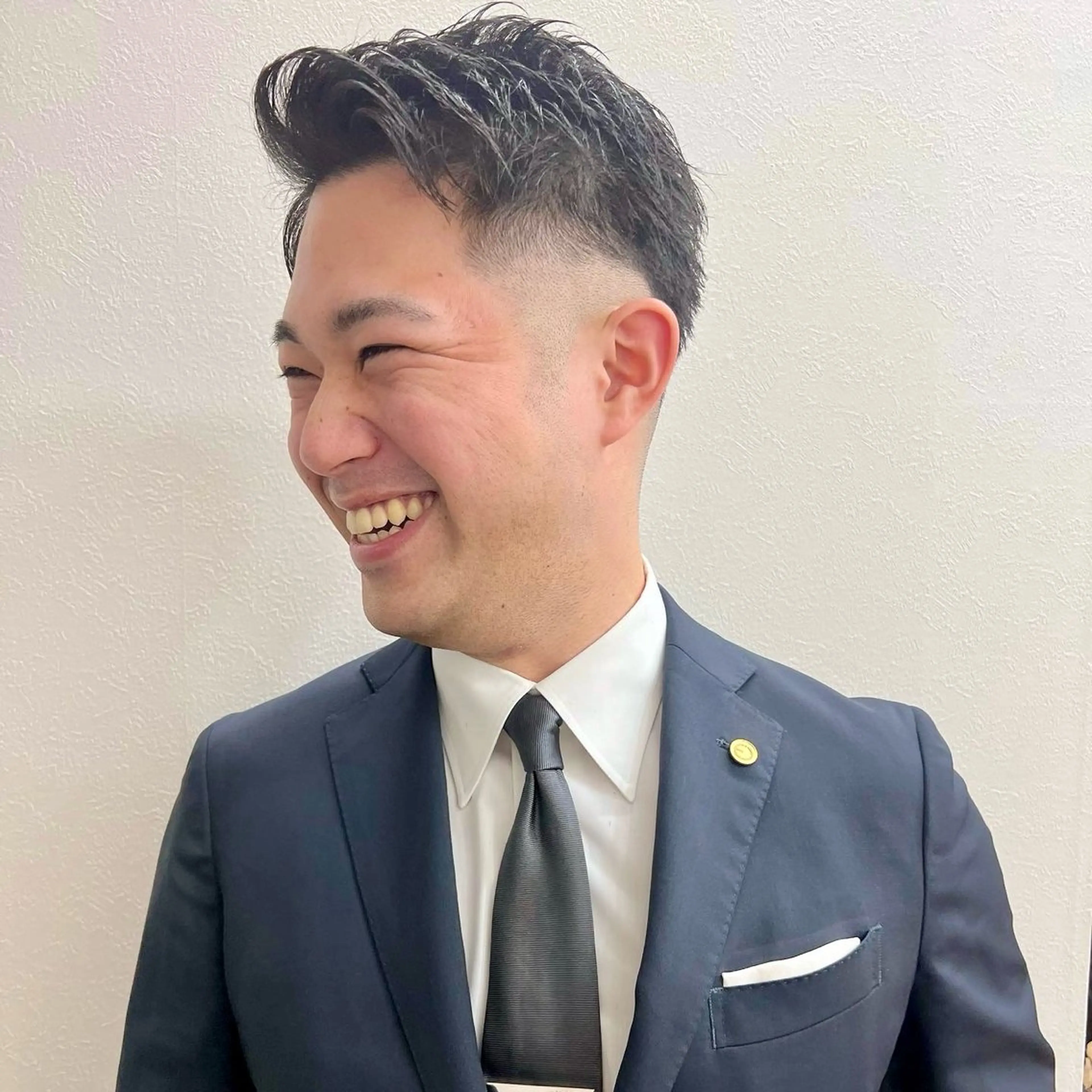 ショート メンズ アップバング メンズパーマ メンズショート スパイキーショート ショートヘア カット ヘアセット 【池袋/スパイキー ショート】ⓝⓘⓜⓤのヘアスタイル