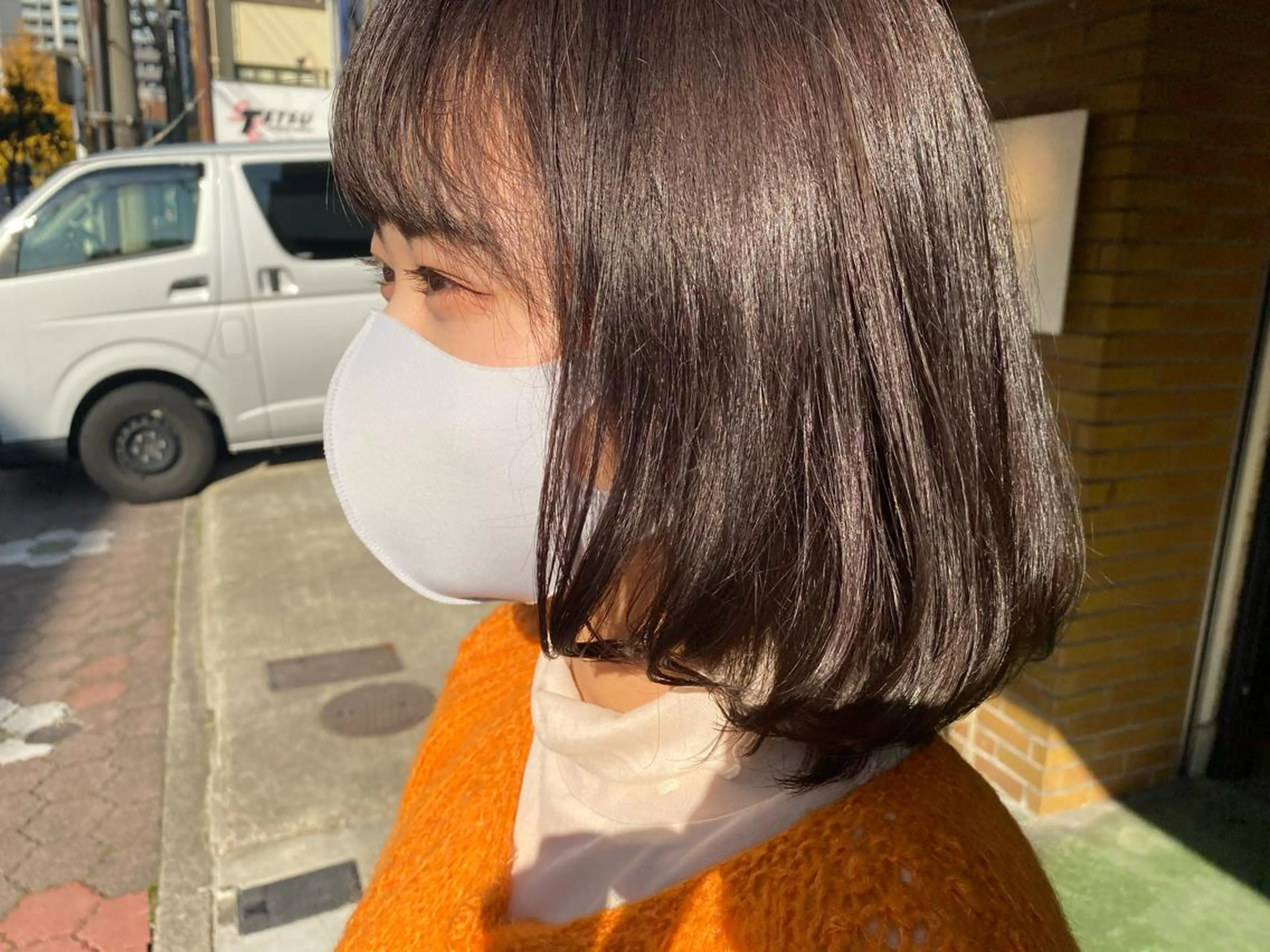 ミディアム カット ヘアカラー トリートメント ヘッドスパ CARICIA🌱 masaeのヘアスタイル