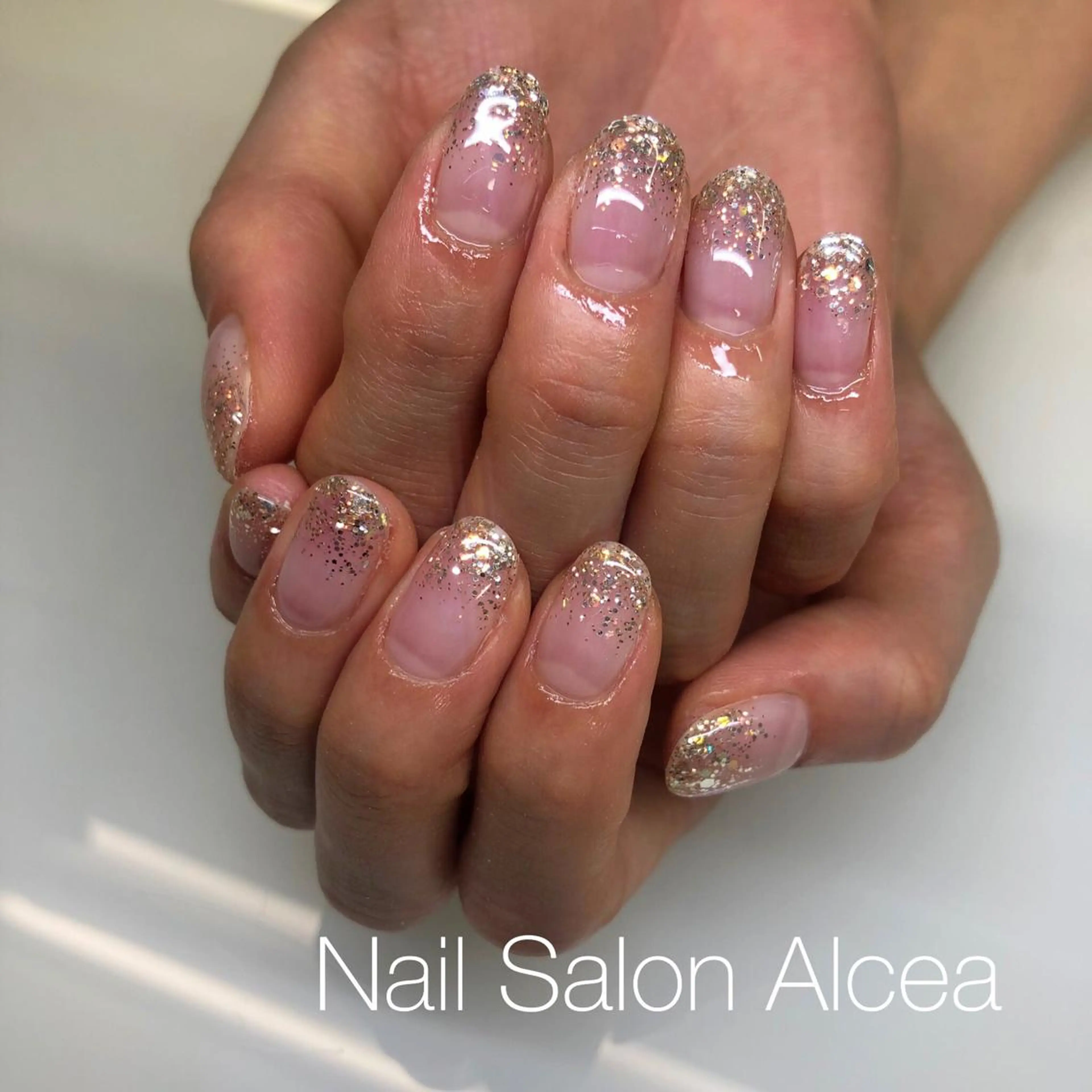 ネイル ラメ(グリッター) ラメグラデーション CHILO 木村のネイルデザイン