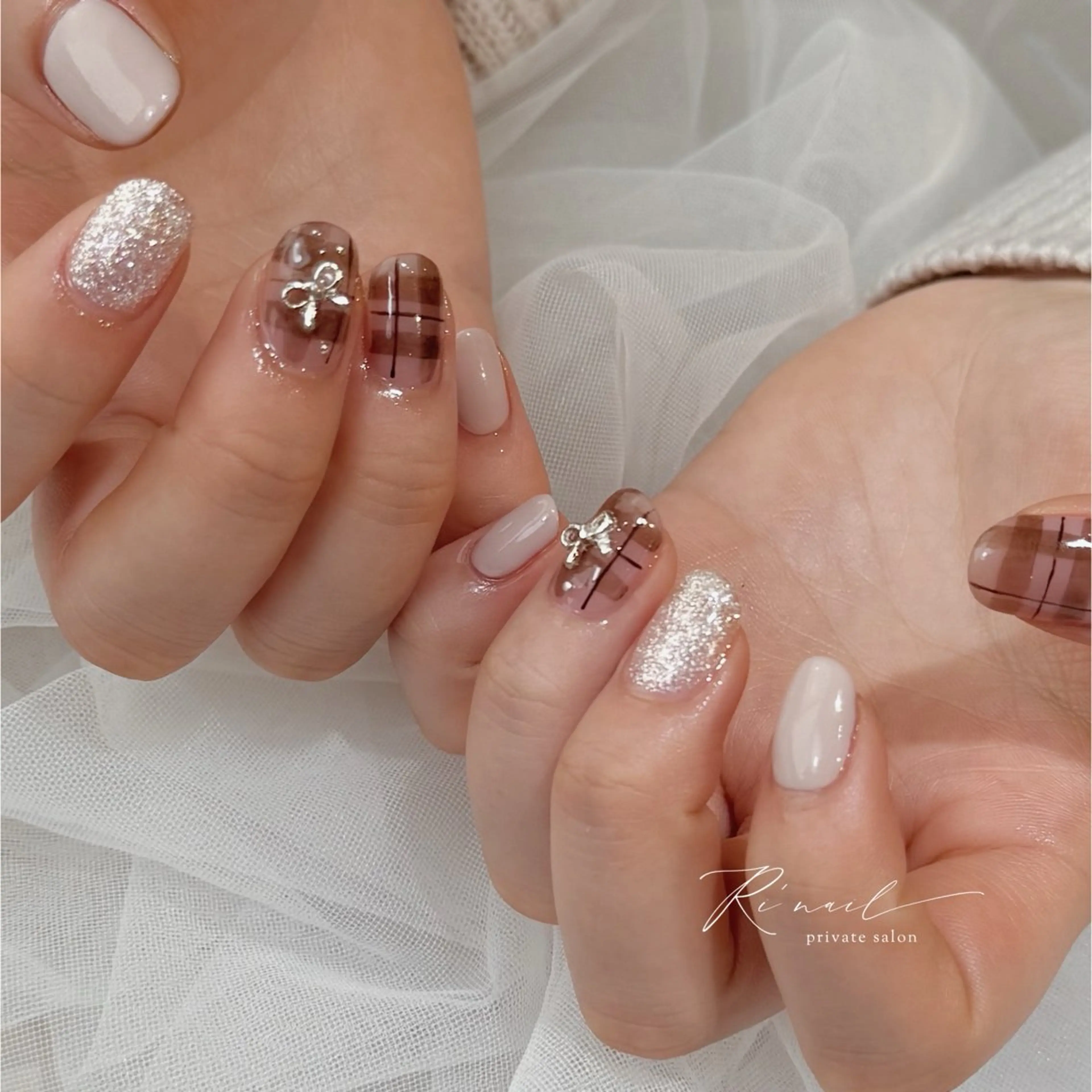 ネイル バレンタイン ハンドネイル フットネイル ISHIWATA LINAのネイルデザイン