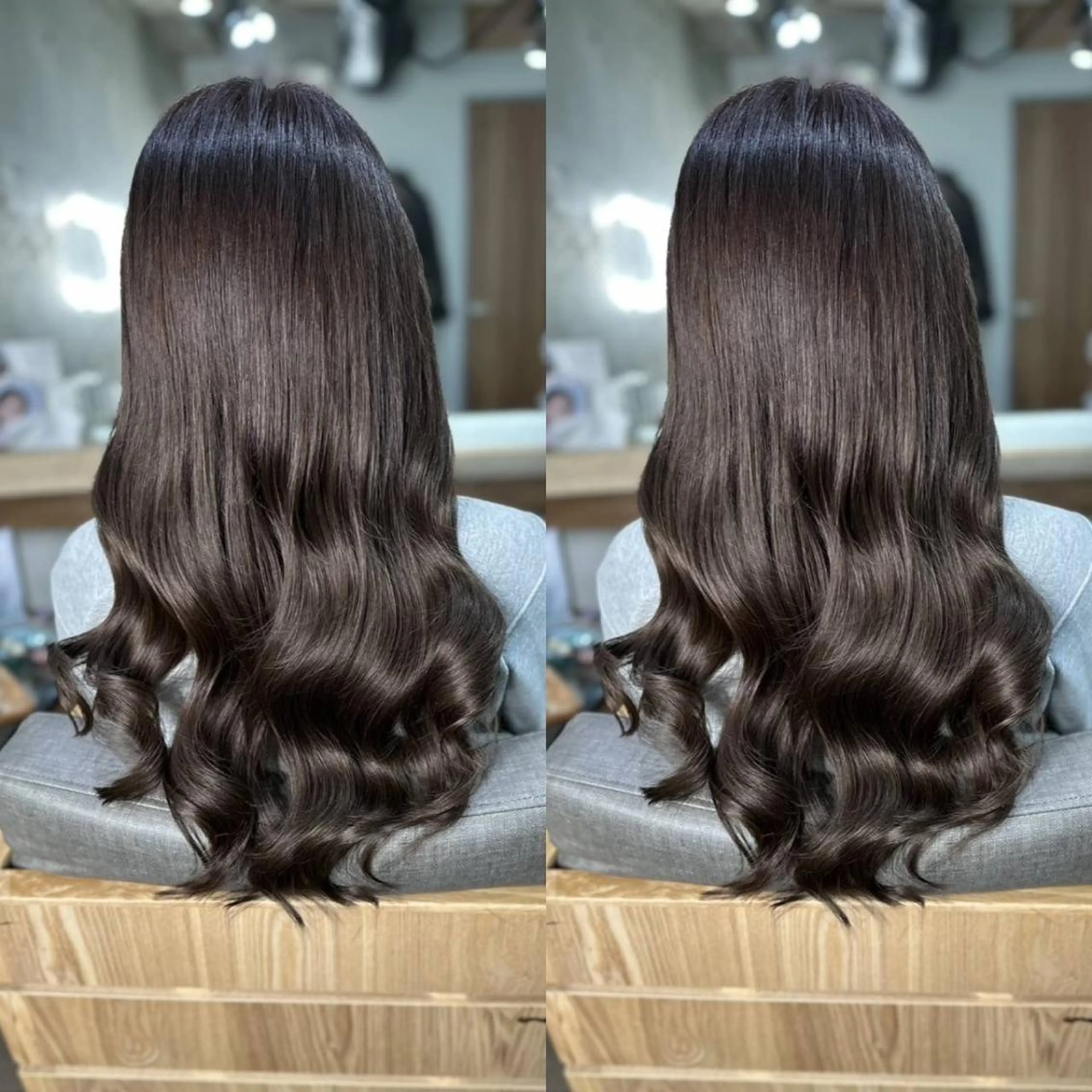 ロング ヘアアレンジ カラー メンズ ヘアカラー エクステ 韓国特化🌿カラー❌ エクステ👩祐樹💚のヘアスタイル