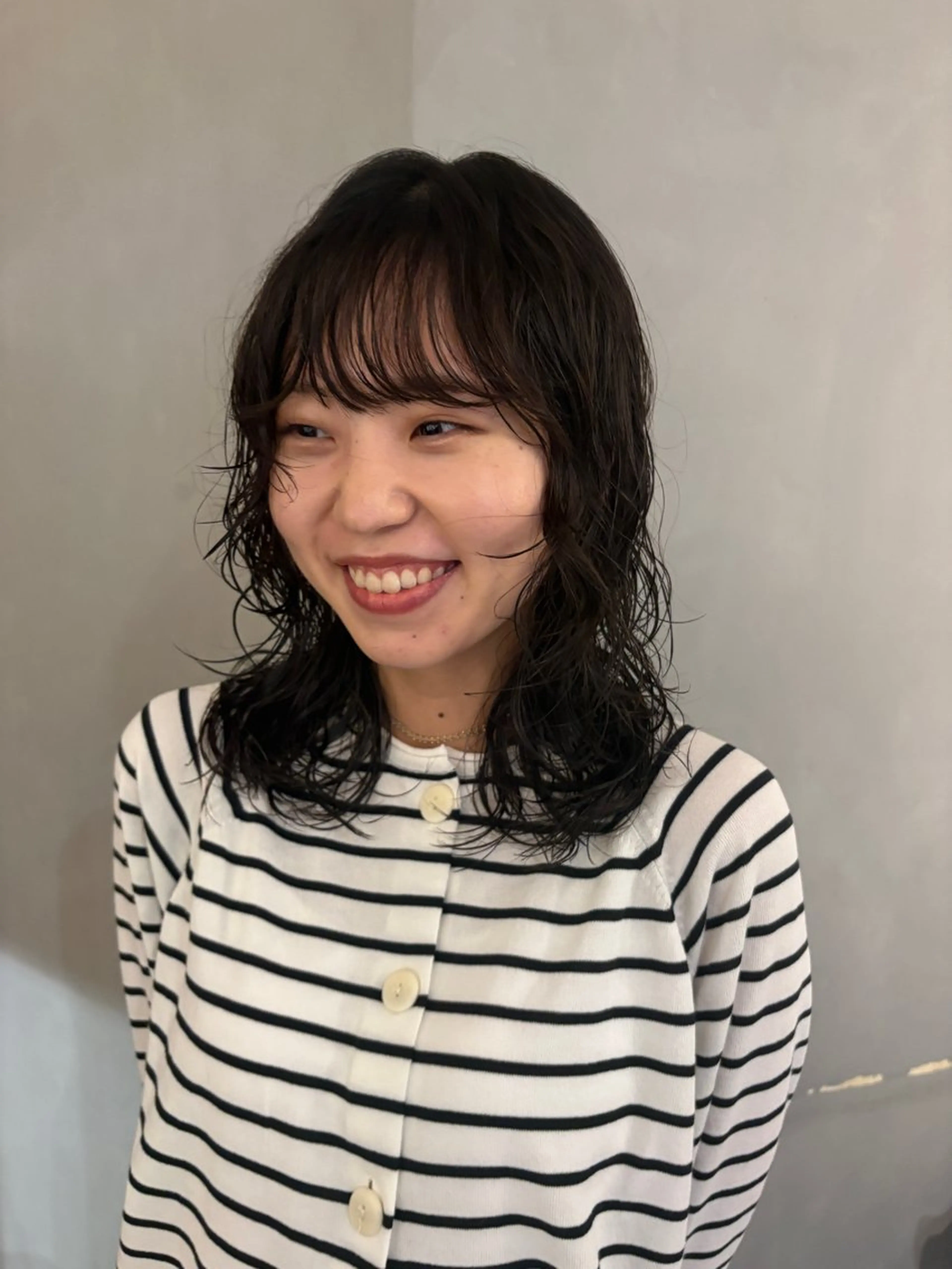 セミロング カット パーマ パーマ/ボブ,ロング ヤマシタミウ🌀のヘアスタイル