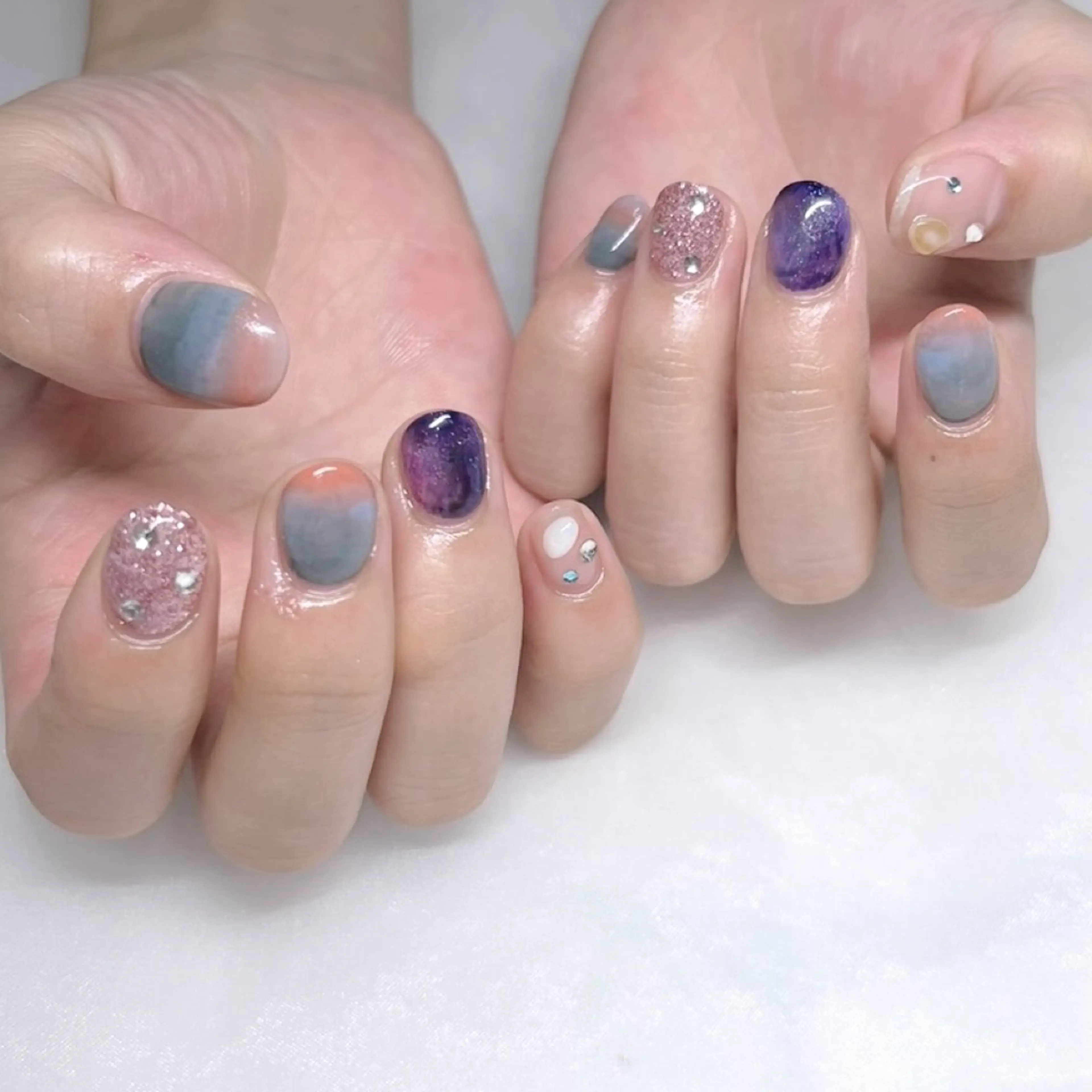 ネイル ニュアンスネイル ハンドネイル newi nail 京橋🎀Ranzeのネイルデザイン