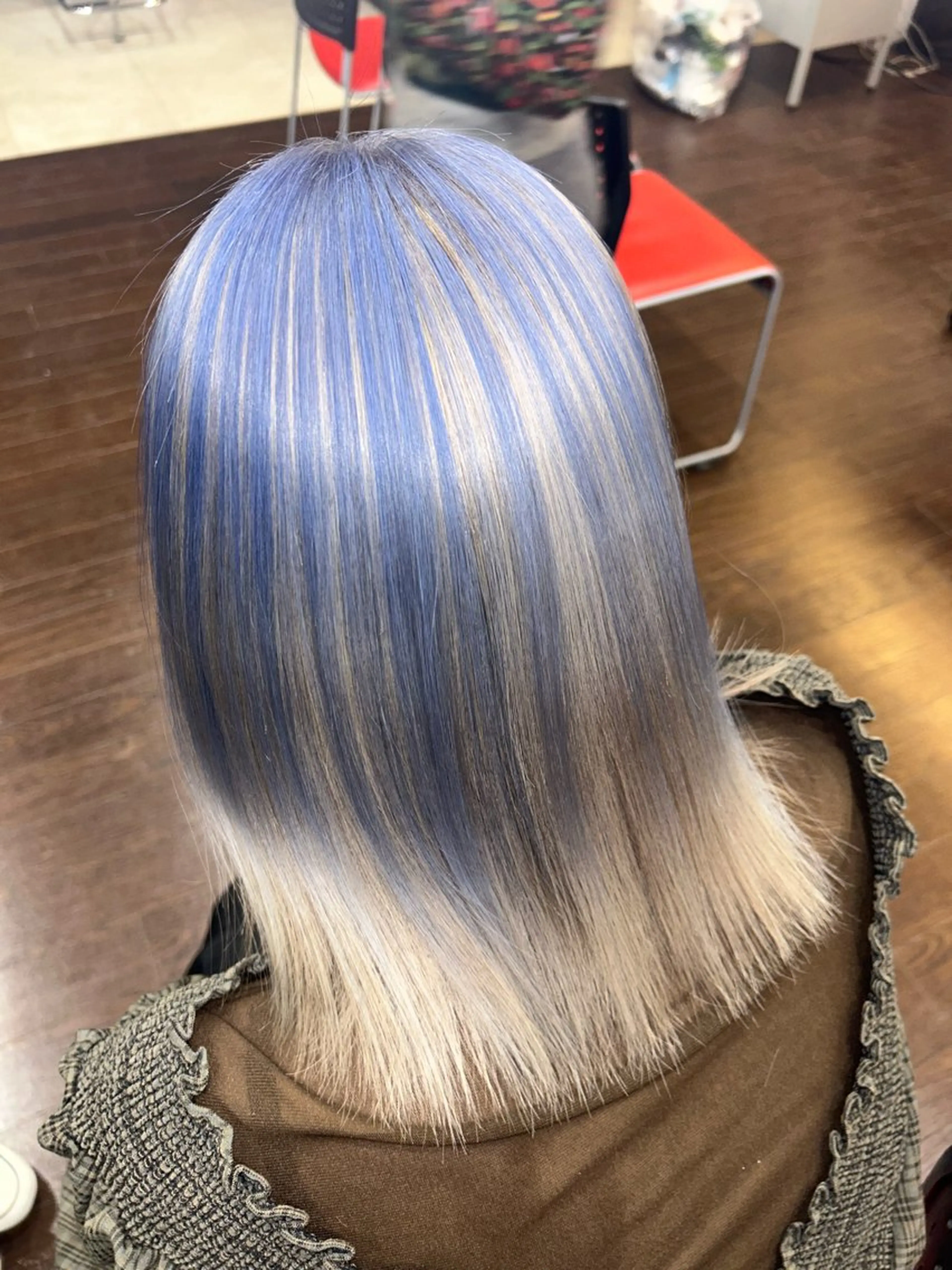 セミロング カラー ヘアカラー 🦋sana🦋 🫧透明感カラー🫧のヘアスタイル