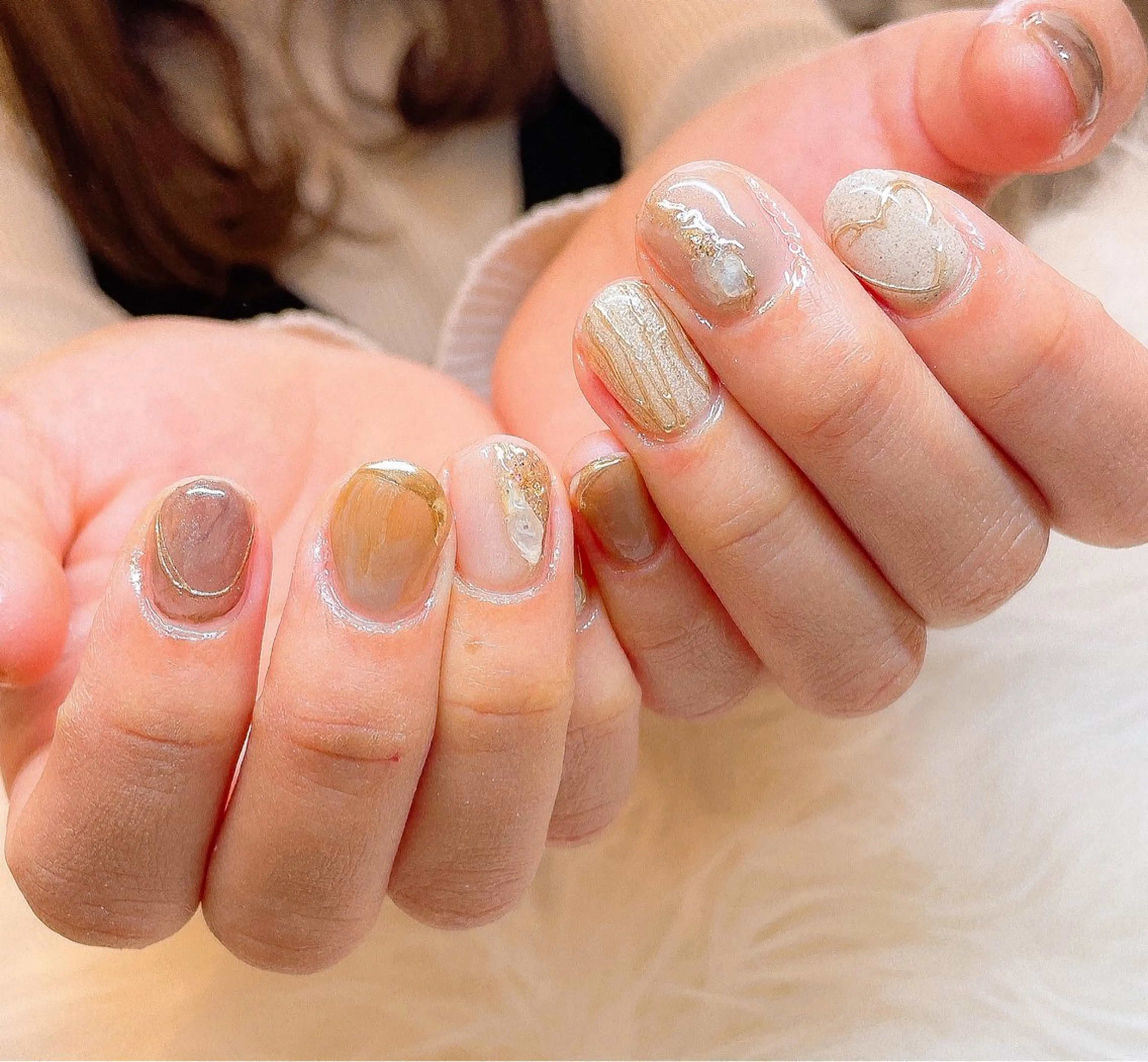 ネイル ハンドネイル beauty salon100＋所属・100＋ Yuuのネイルデザイン