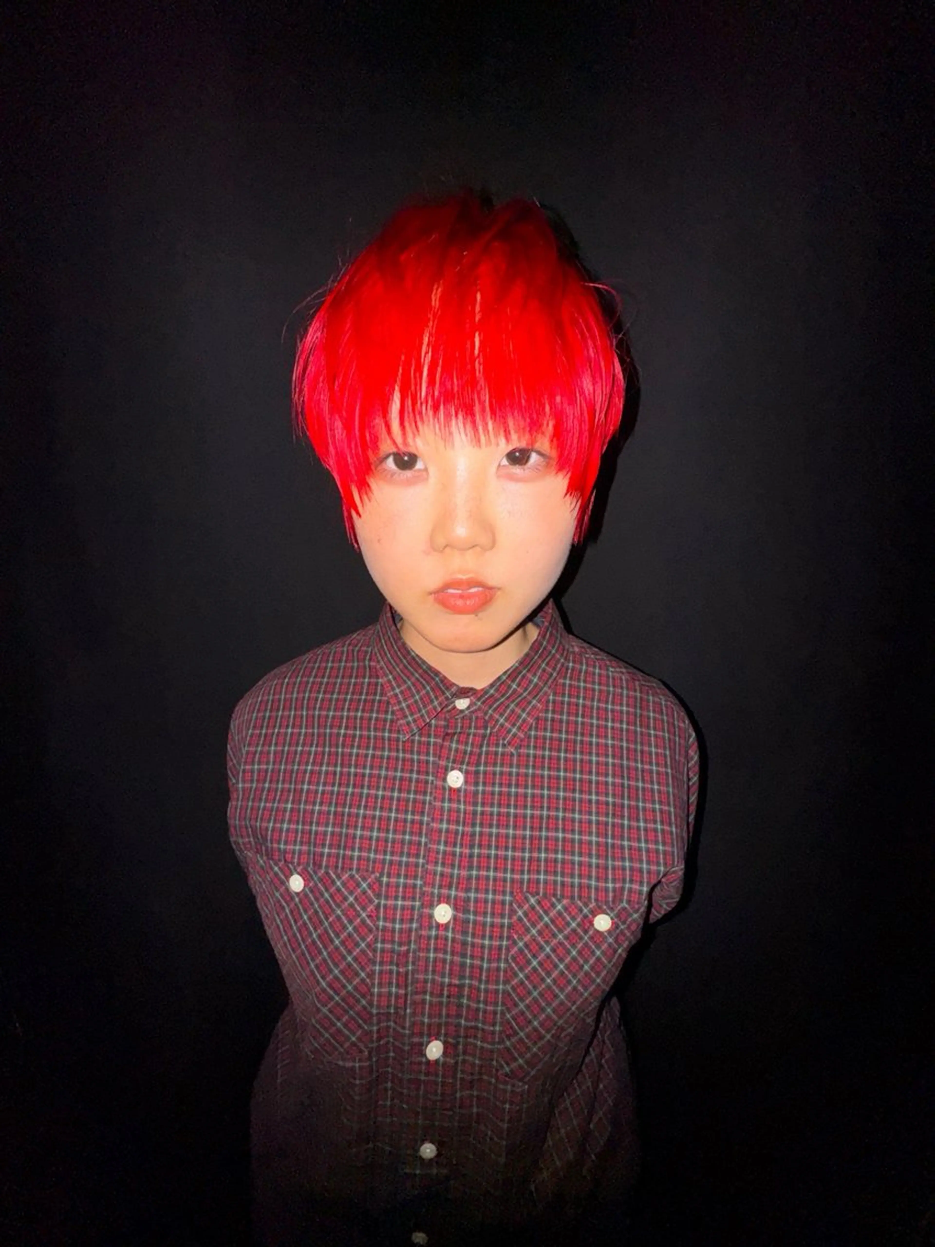 ショート ヘアカラー 進藤 叶羽のヘアスタイル