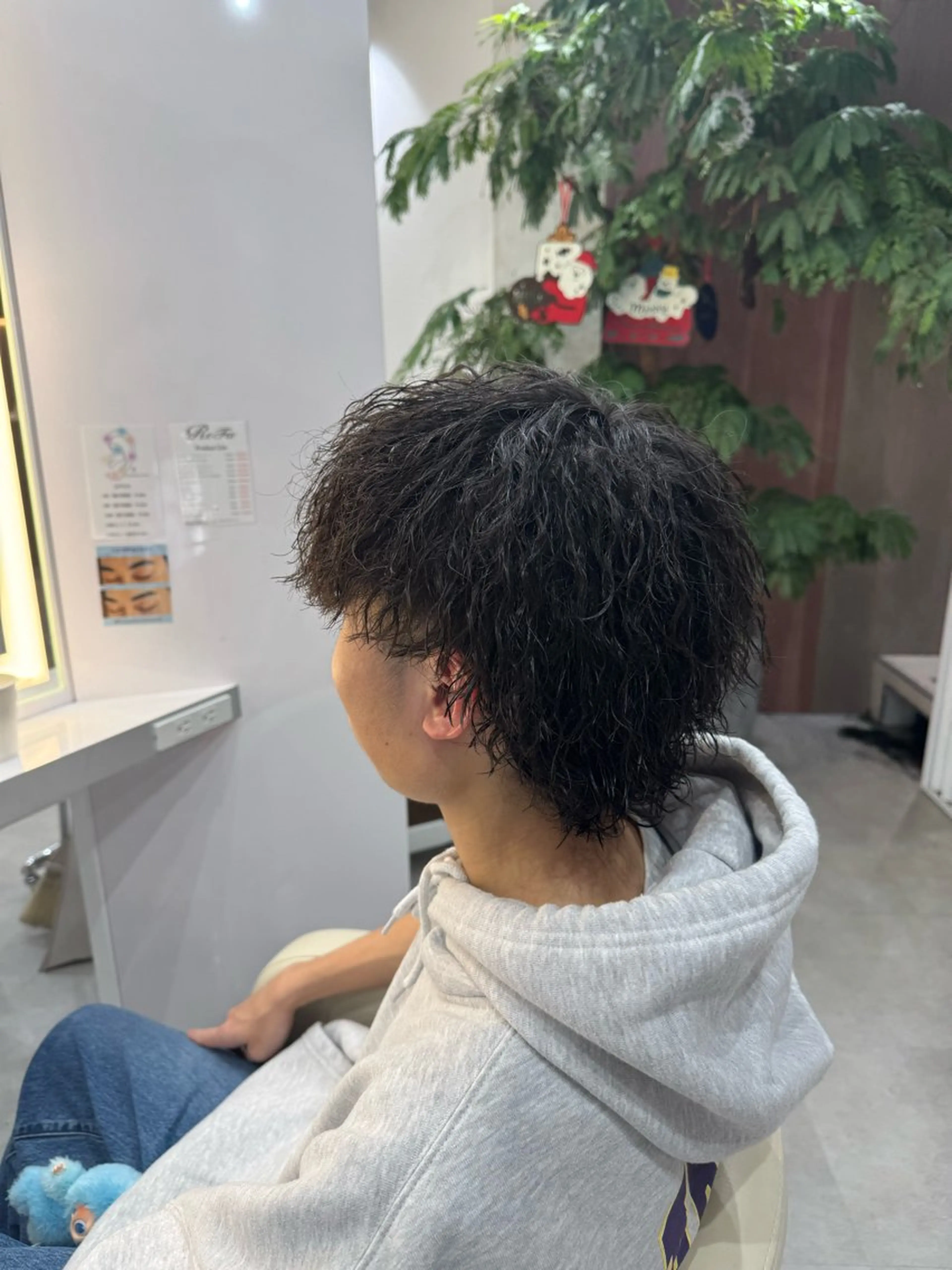 パーマ メンズ パーマ 山下 光太郎のヘアスタイル