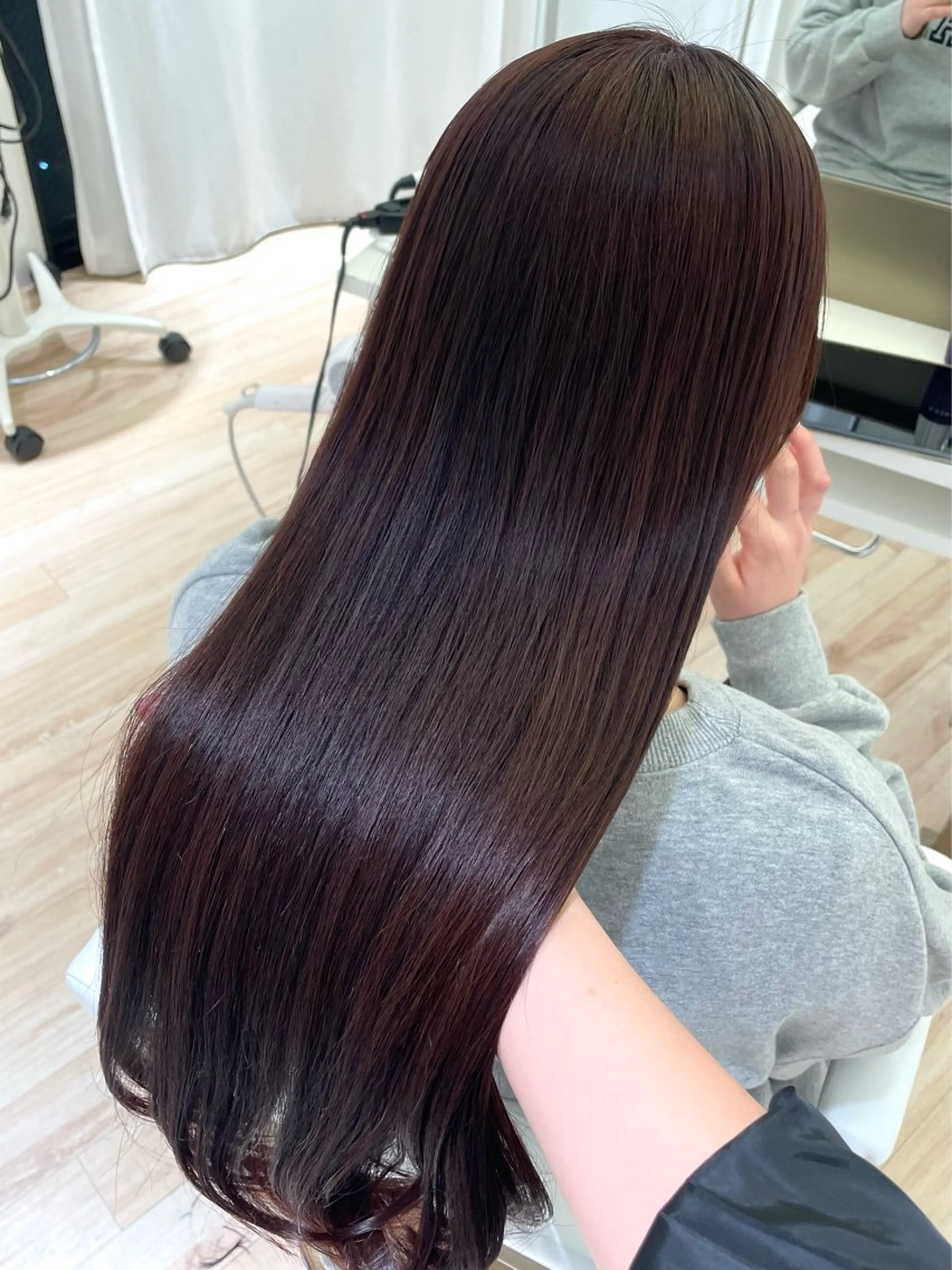 ロング カラー ヘアカラー 平野 真央のヘアスタイル