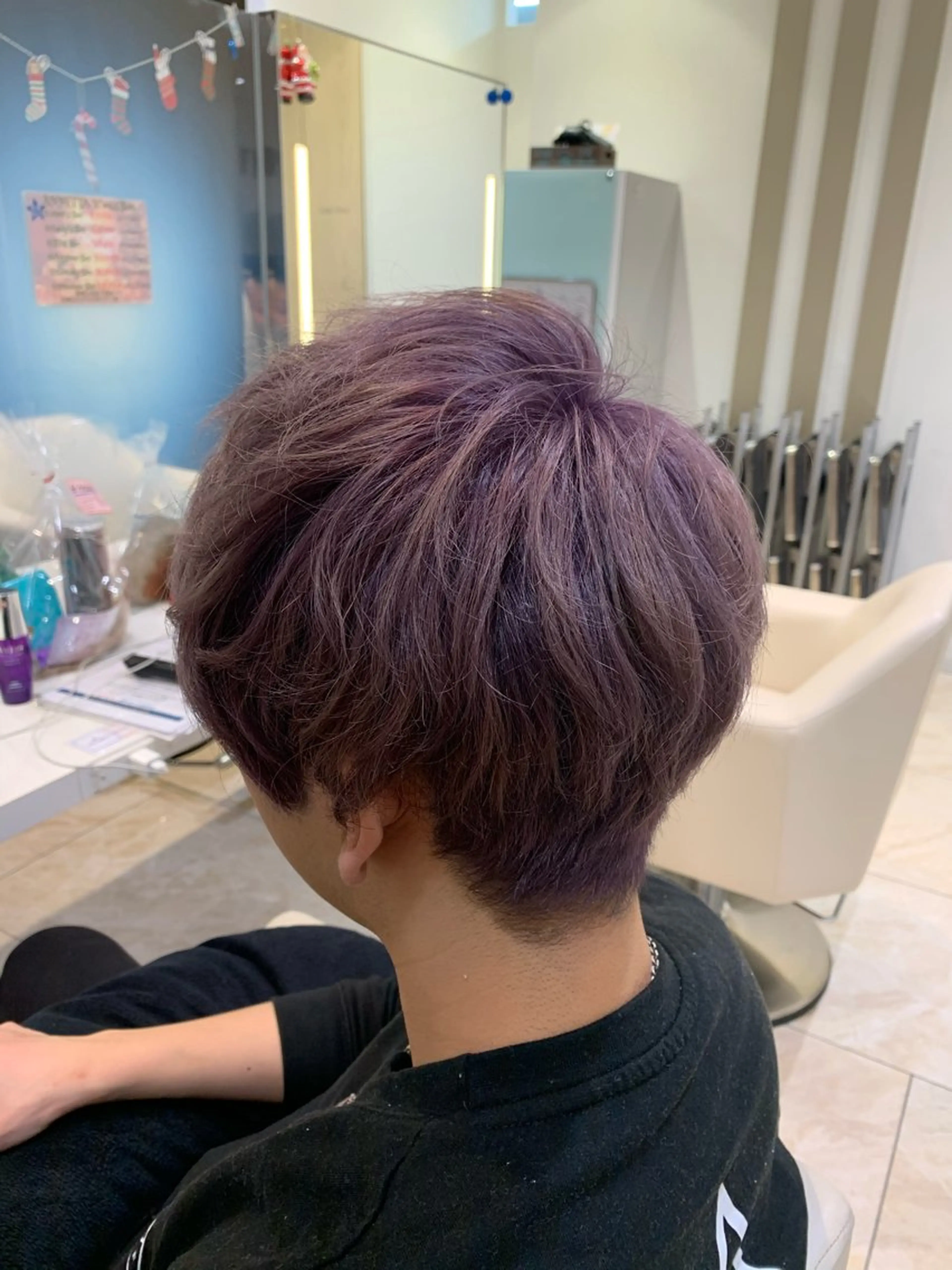 ショート カラー メンズ カット ヘアカラー ケンジアネッタ Men'sのヘアスタイル