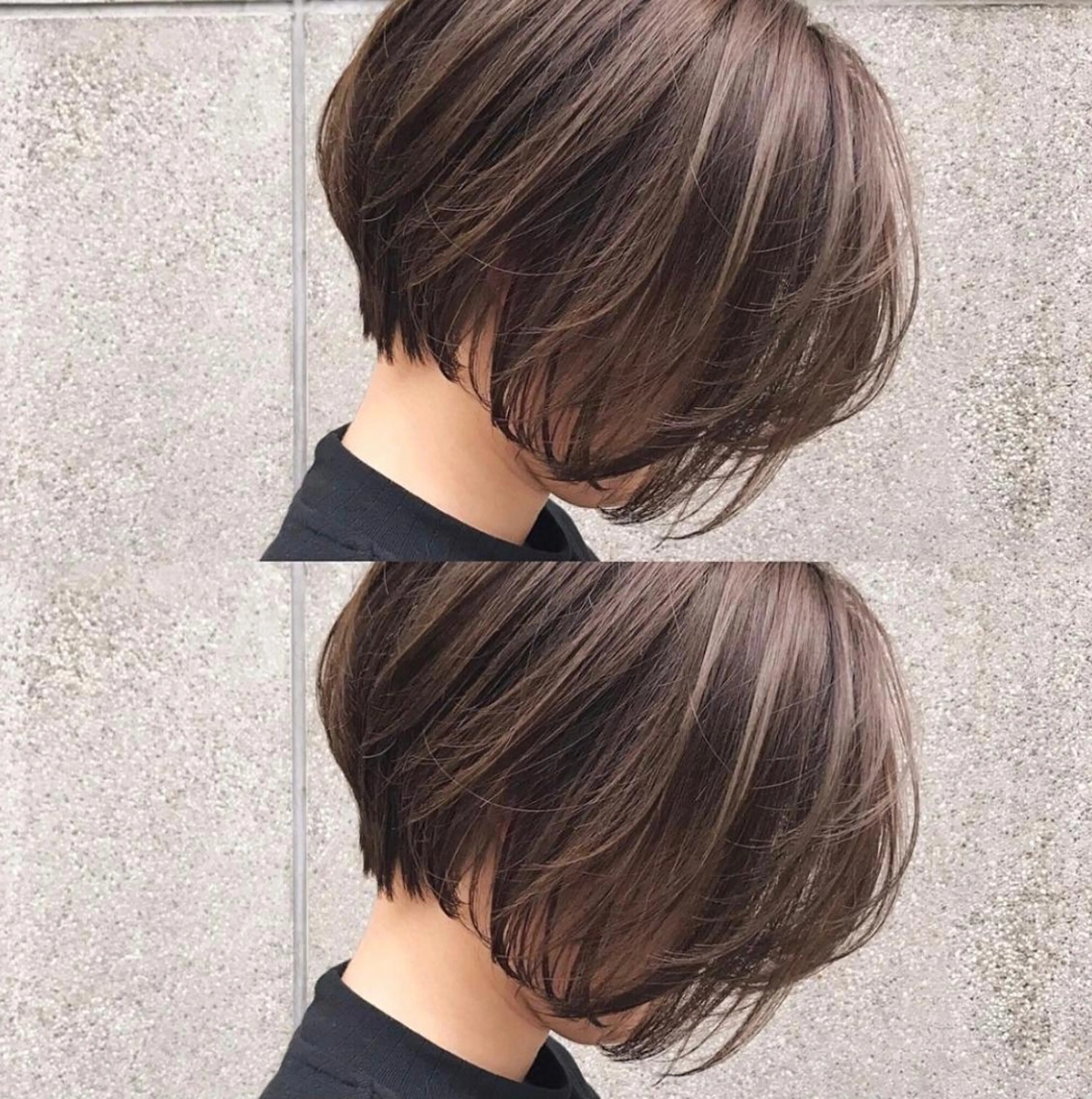 ショート カラー ヘアアレンジ 原宿レイヤーカット 渋谷【山本喜熙】のヘアスタイル