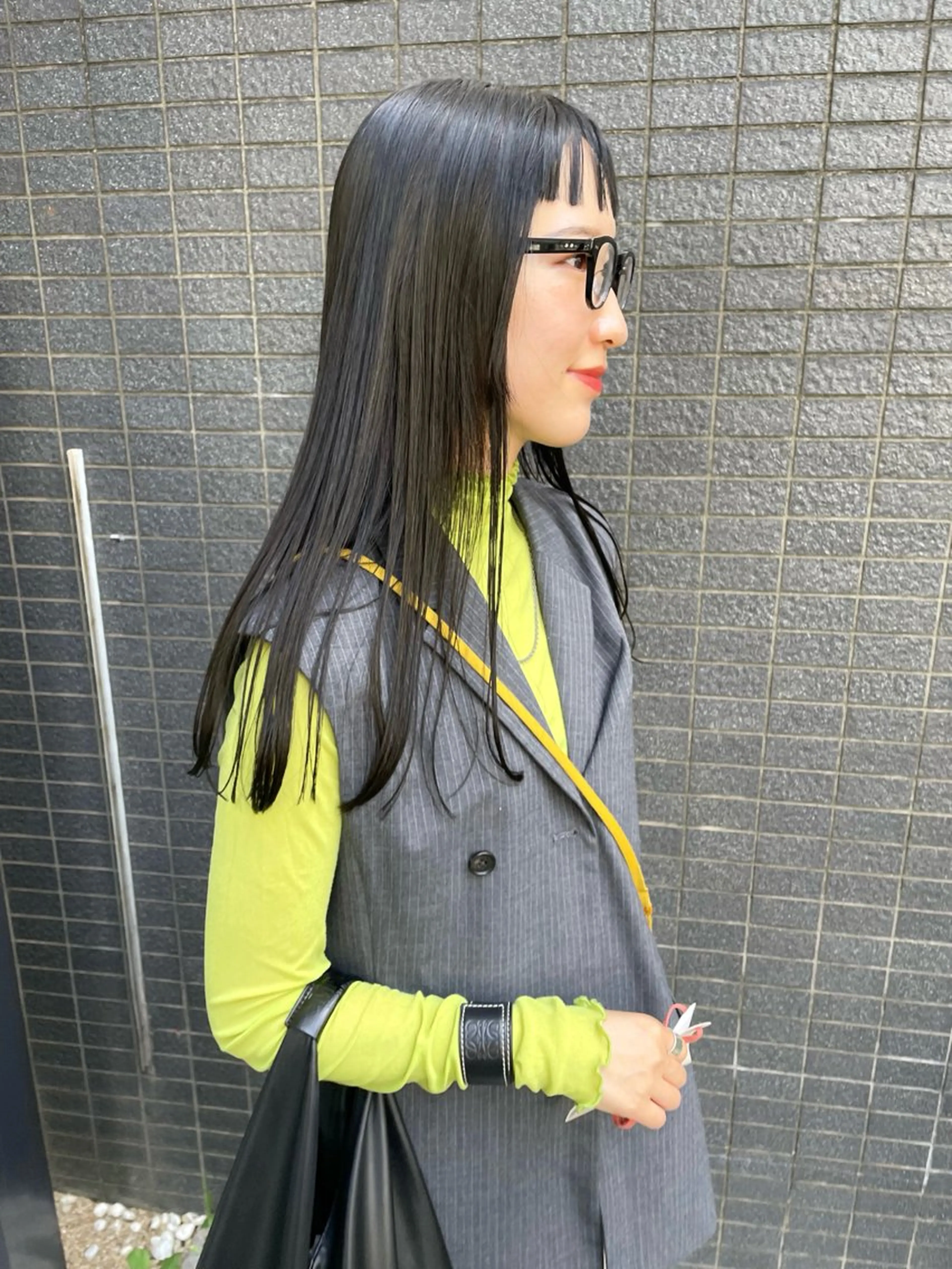 セミロング カラー パーマ ヘアアレンジ メンズ カット ヘアカラー トリートメント tatsumi/ボブ ウルフ/レイヤーのヘアスタイル