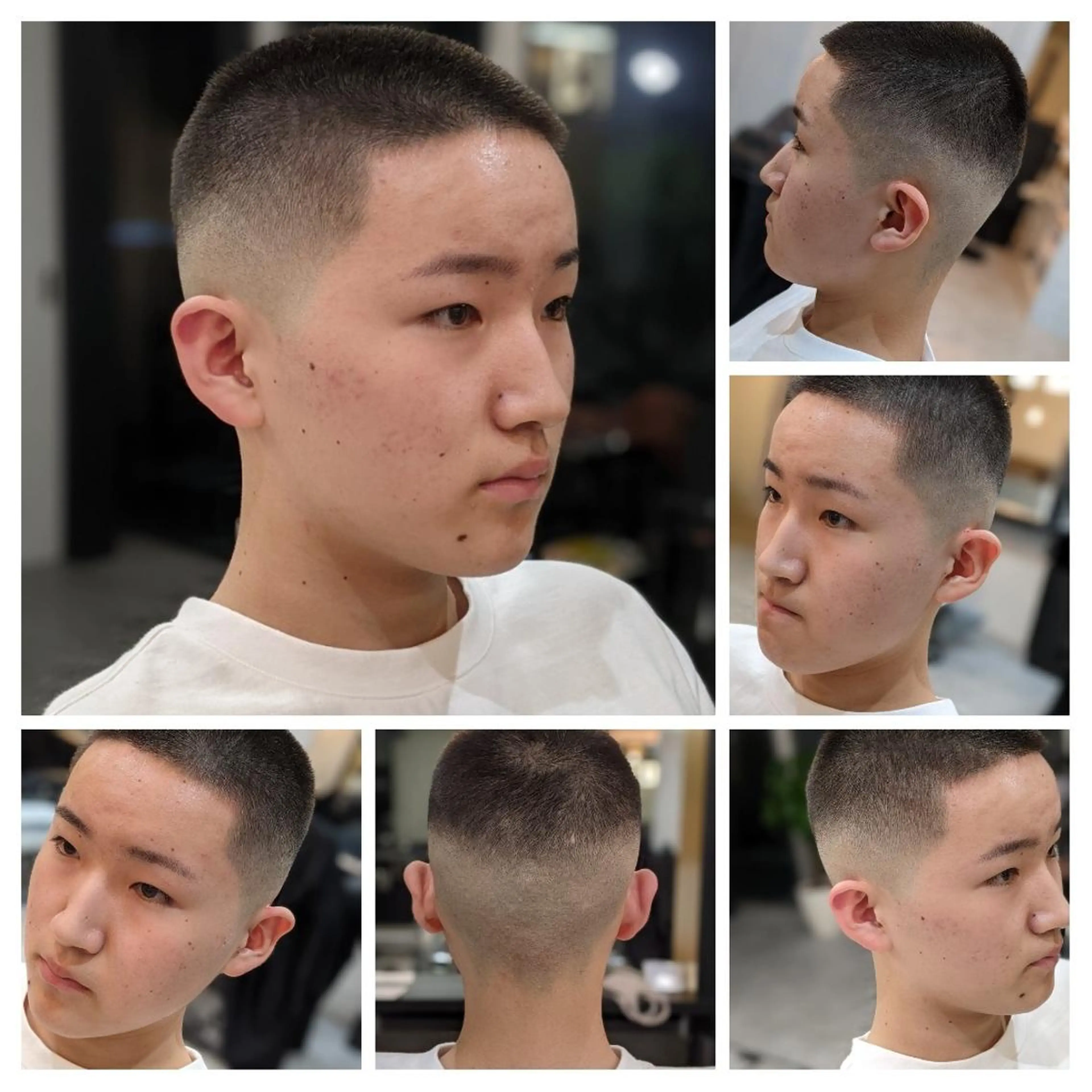 ショート メンズ フェードカット カット ヘアセット FRANK'SBARBER所属・💈山本  卓士💈のヘアスタイル