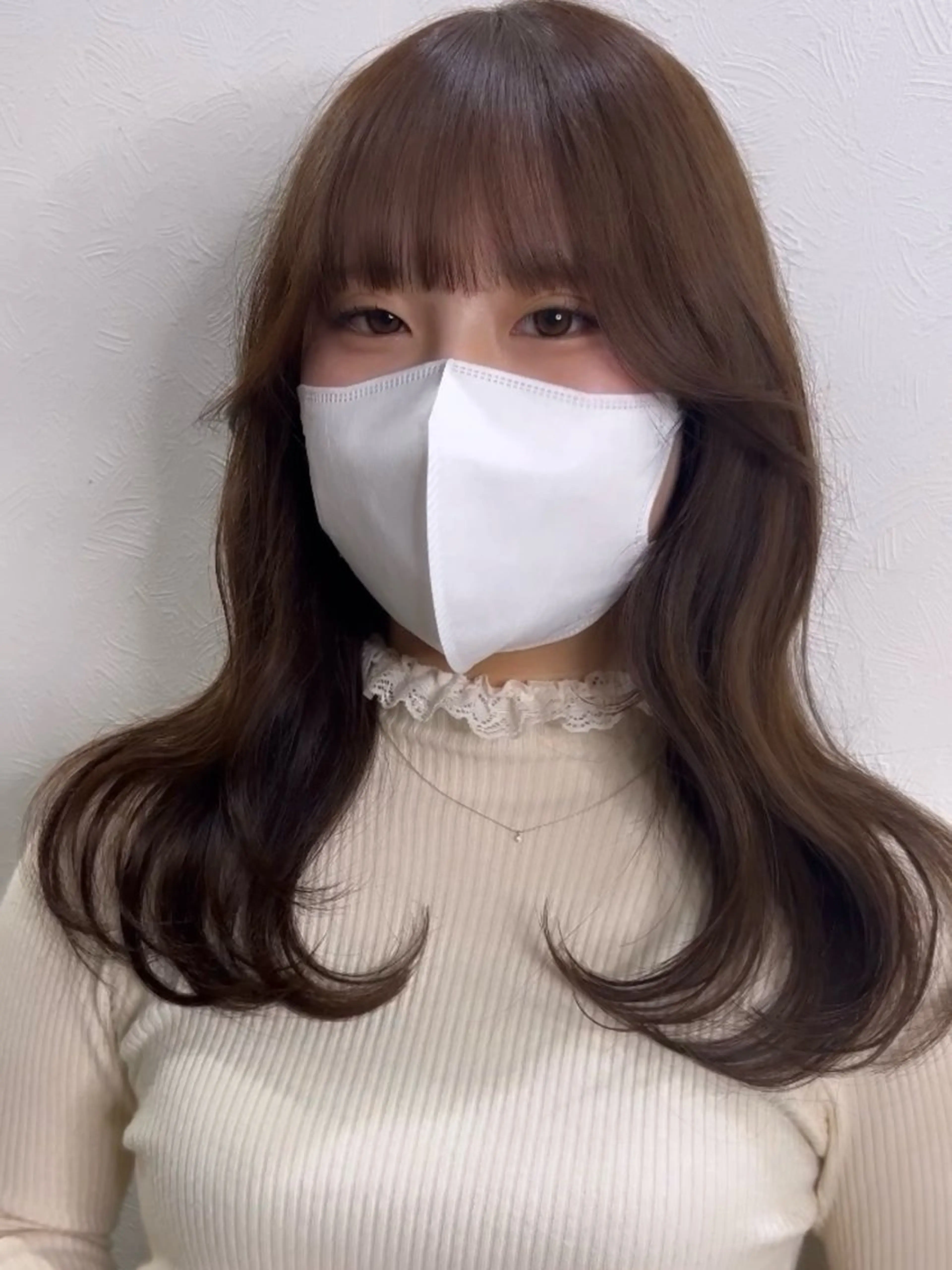 ロング カット ヘアカラー トリートメント 剣持友希/高崎 ifh iizukaのヘアスタイル