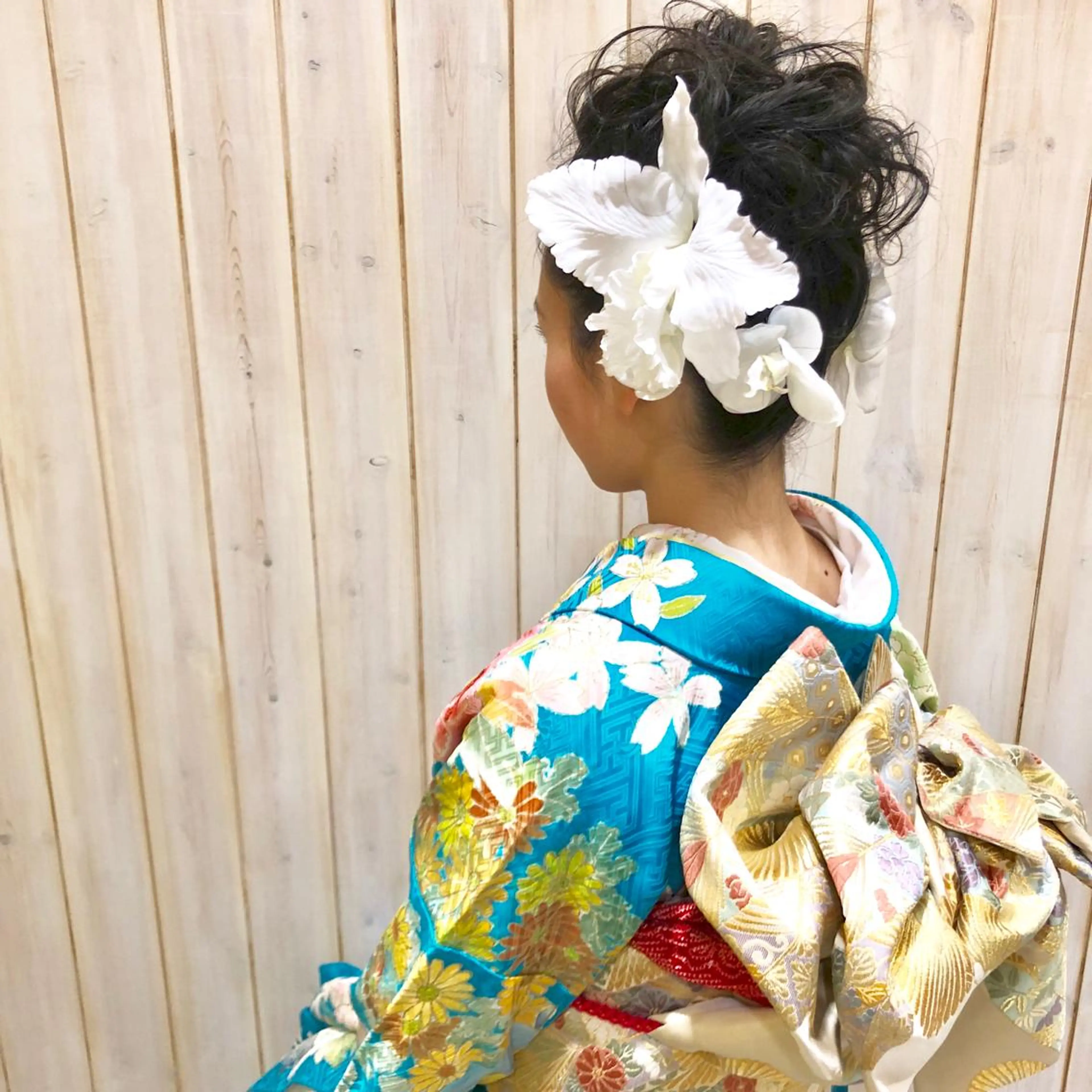 ロング ヘアアレンジ 着物ヘア 福元友梨 ディレクター✂️のヘアスタイル