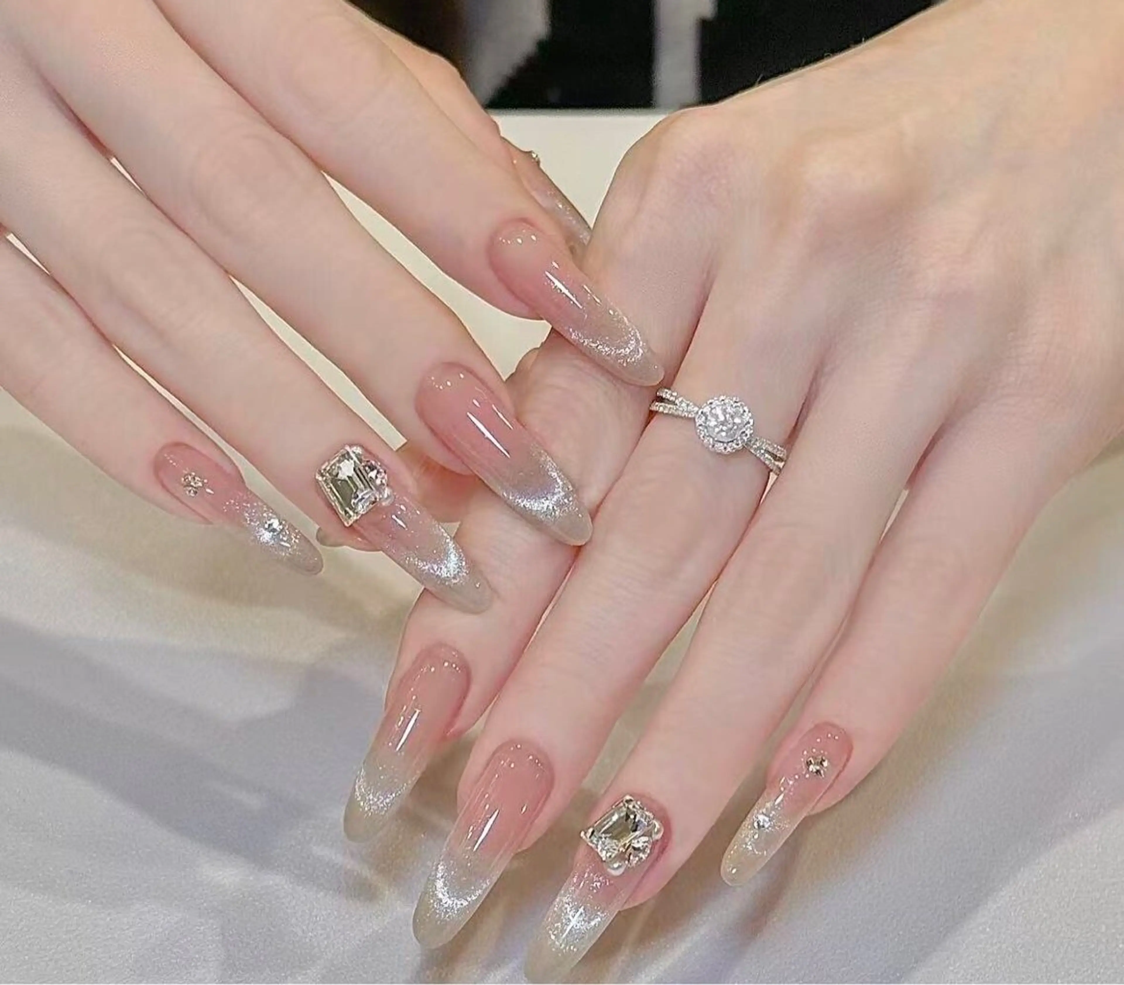 (長さだし)マグネットフレンチ💞スト一ンつけ放題(ベスカラー付き)の写真