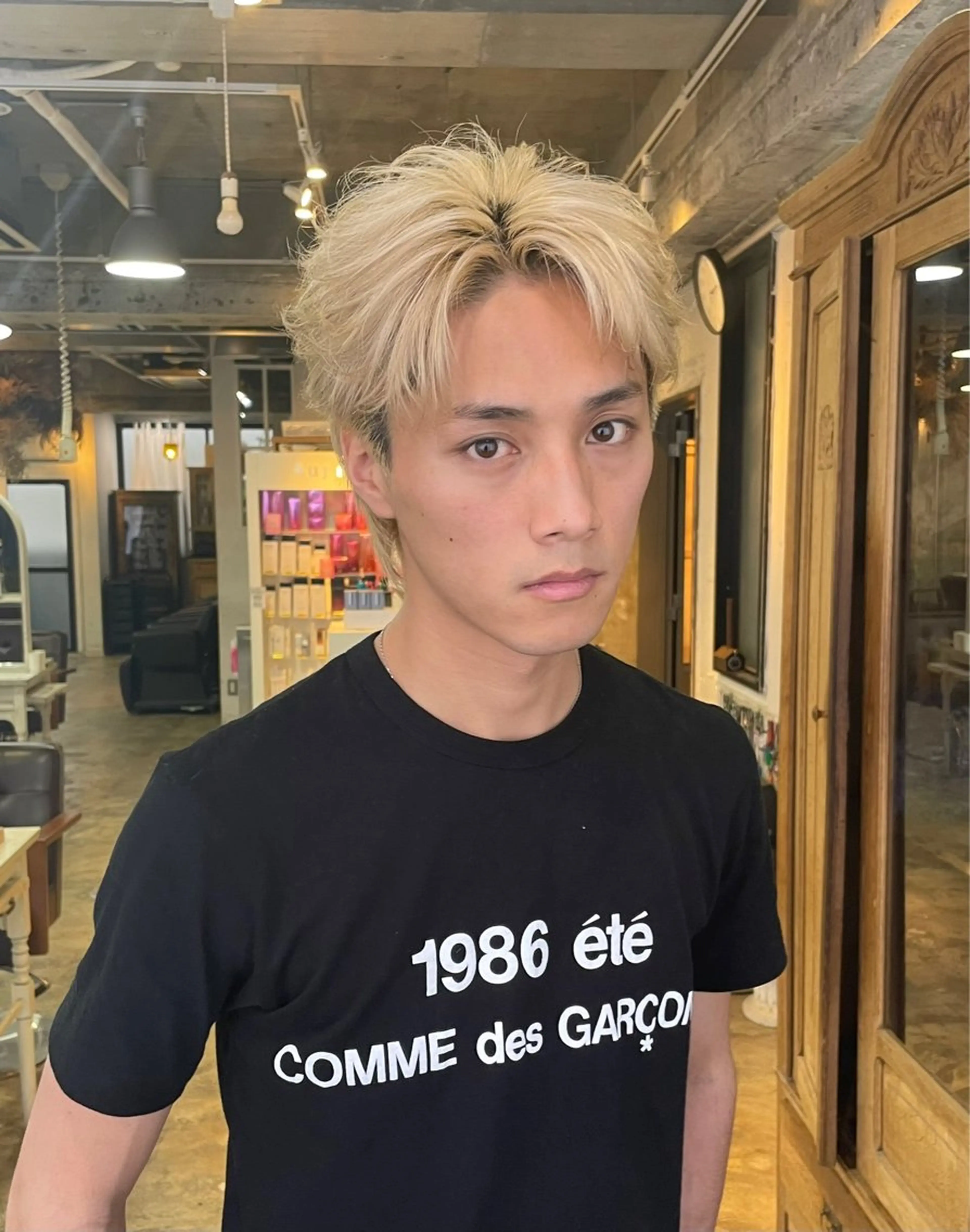 メンズ カット ヘアカラー 青木 拓充のヘアスタイル
