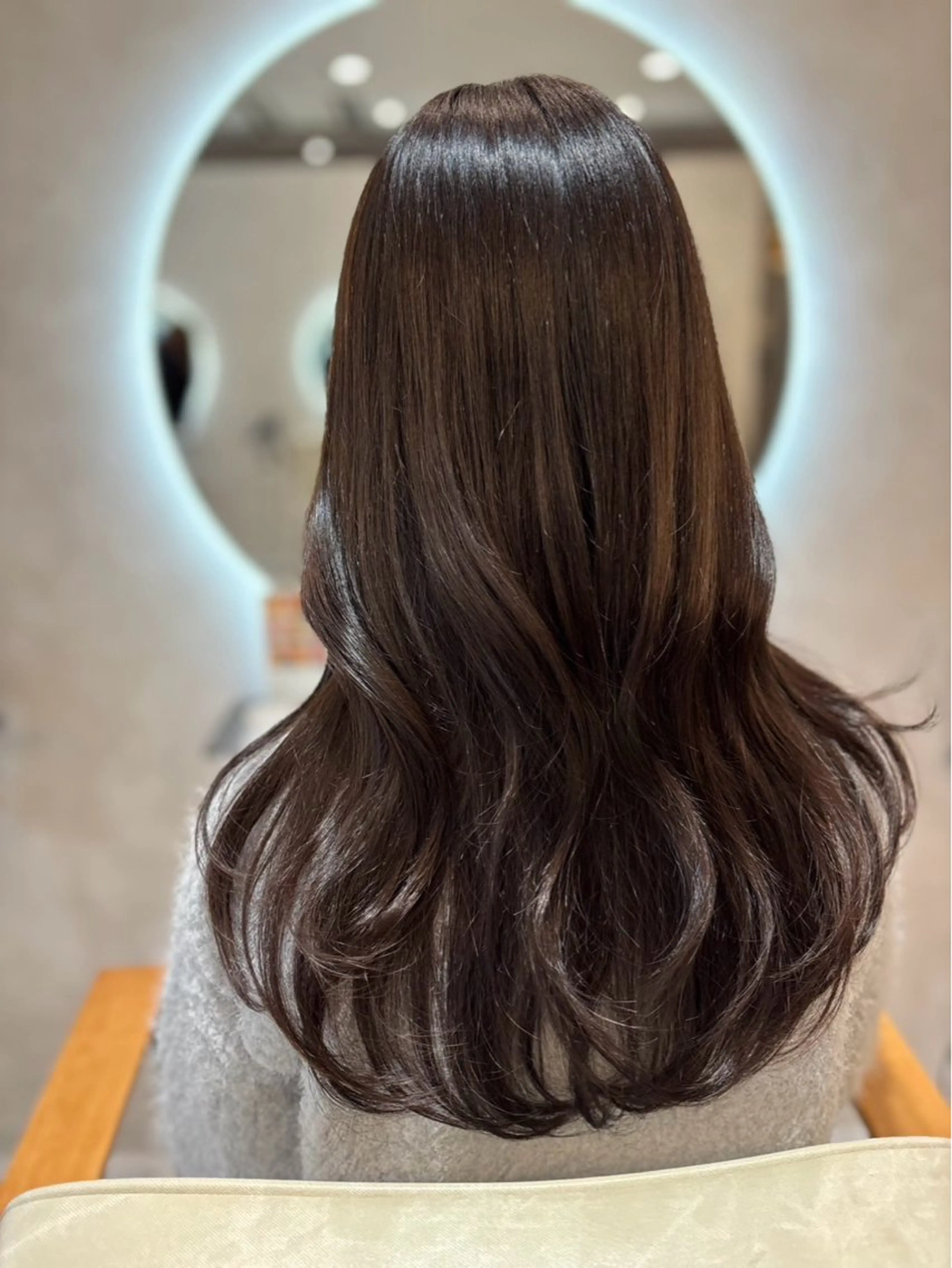 ロング カラー ヘアアレンジ 透明感カラー 梅田カラーモデル/ ヘアセット/美咲のヘアスタイル