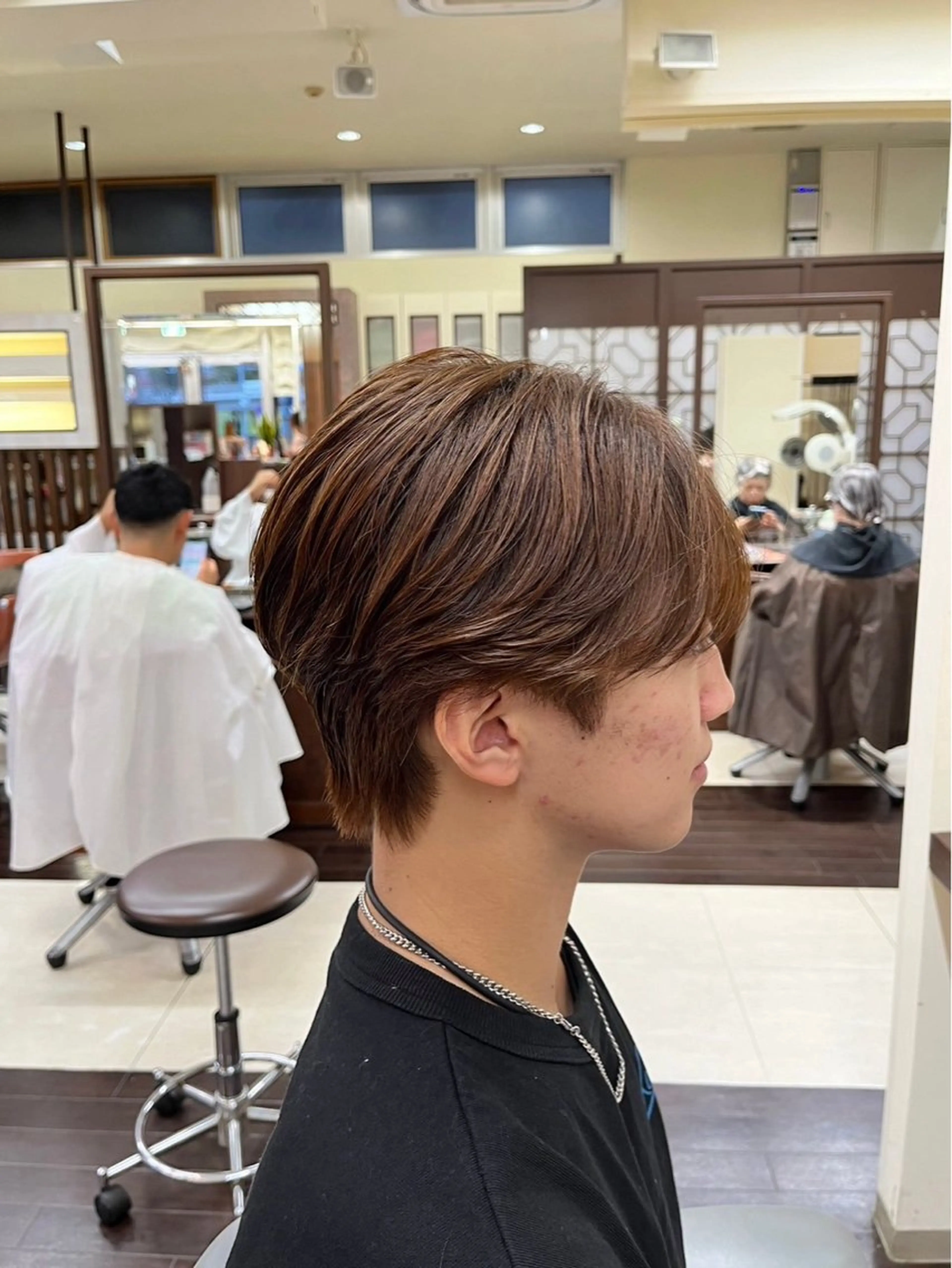 ショート 髙宮壮真/メンズ 🍑暖色カラー🍑のヘアスタイル