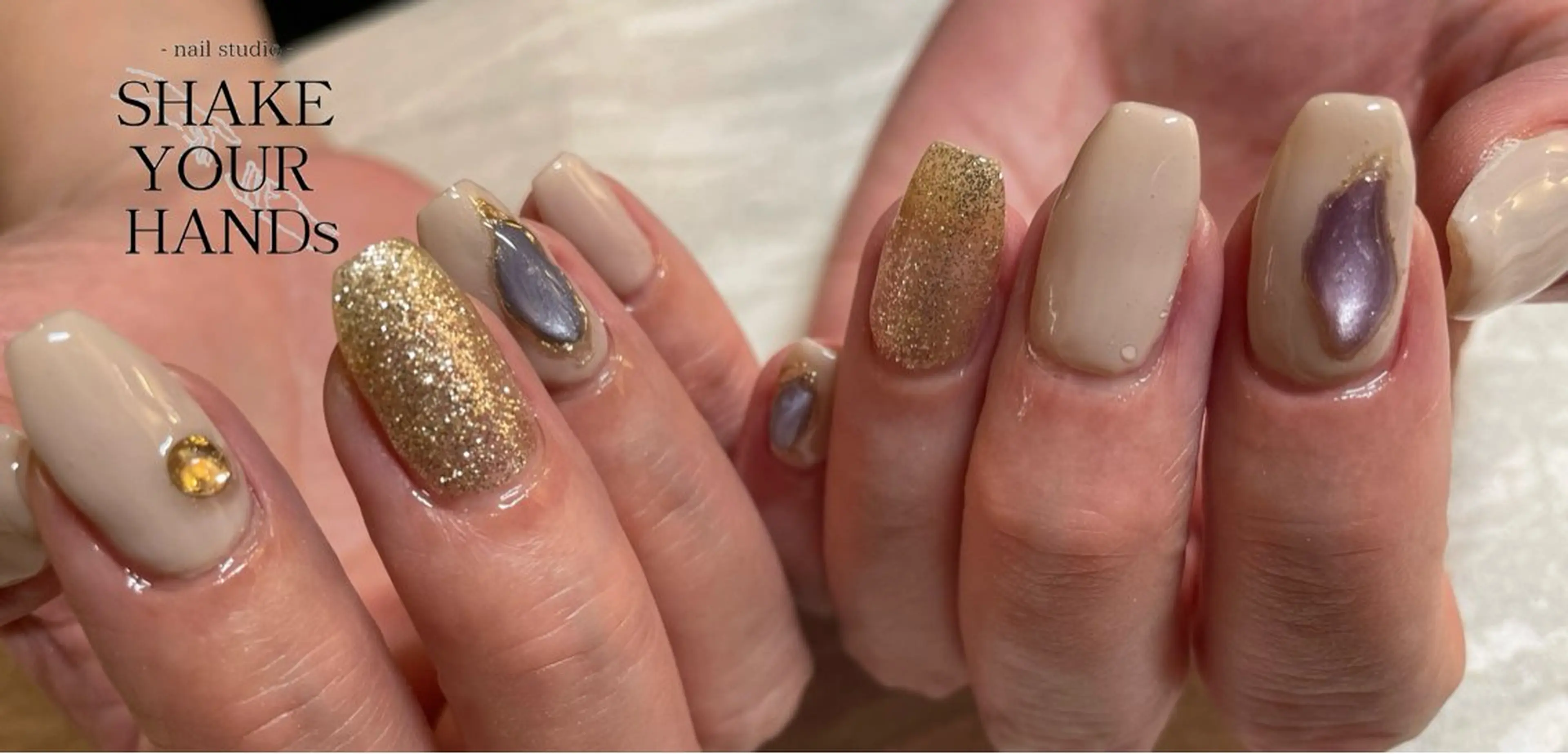 ネイル ハンドネイル ネイルスタジオ シェイクユアハンズのネイルデザイン