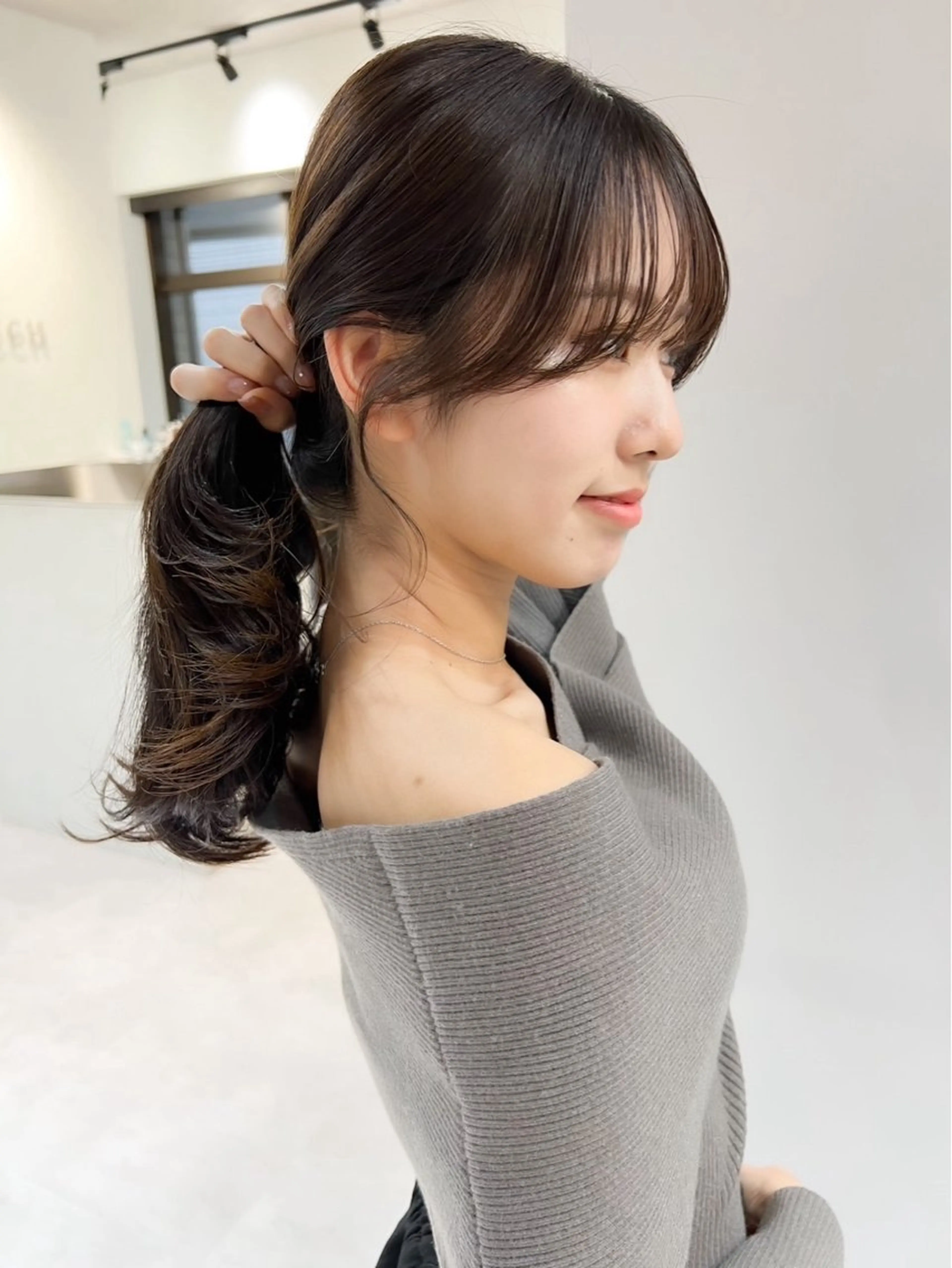 セミロング カット特化| 前髪｜みひろのヘアスタイル