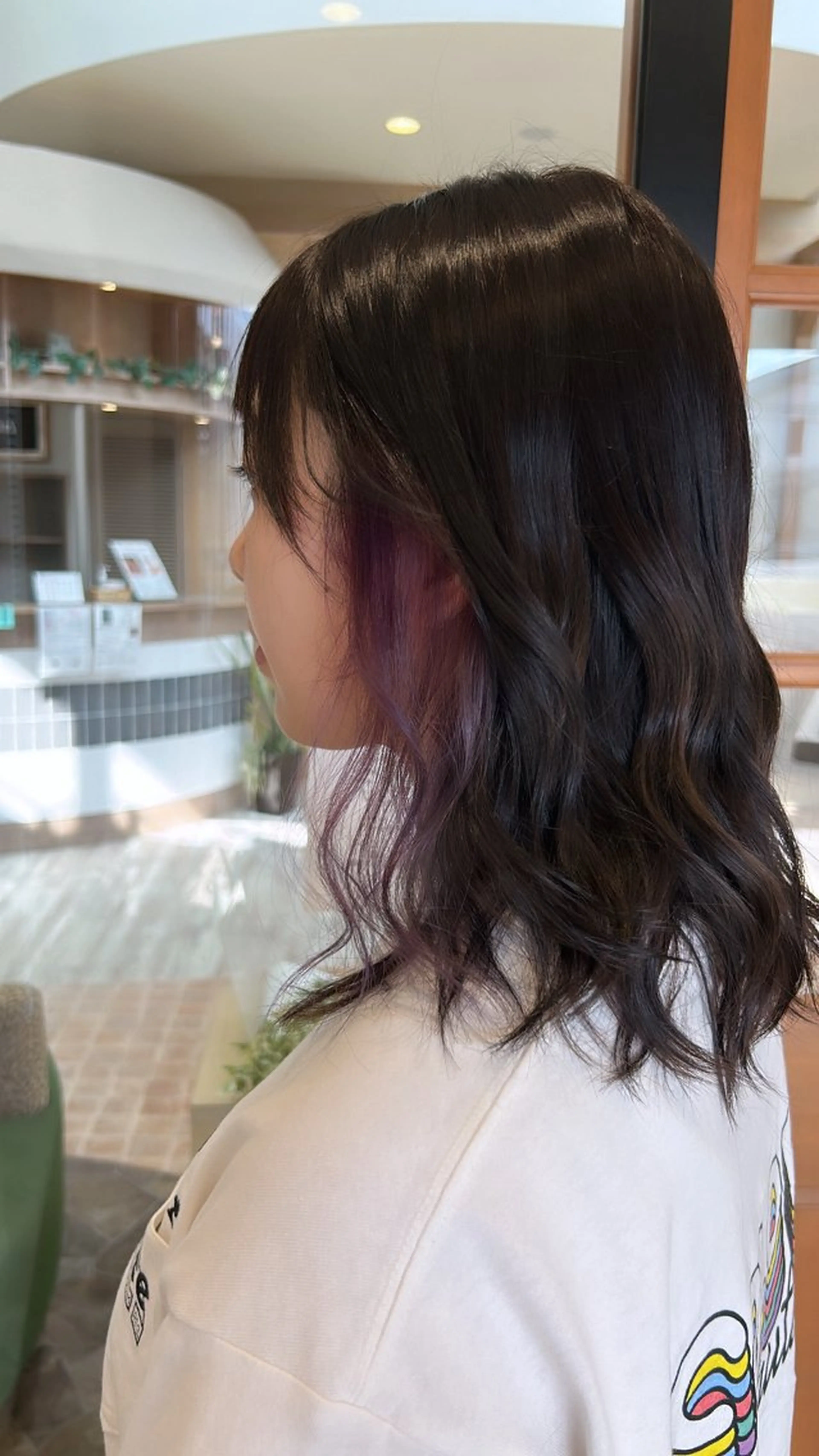 カラー イヤリングカラー 津田 七美希のヘアスタイル