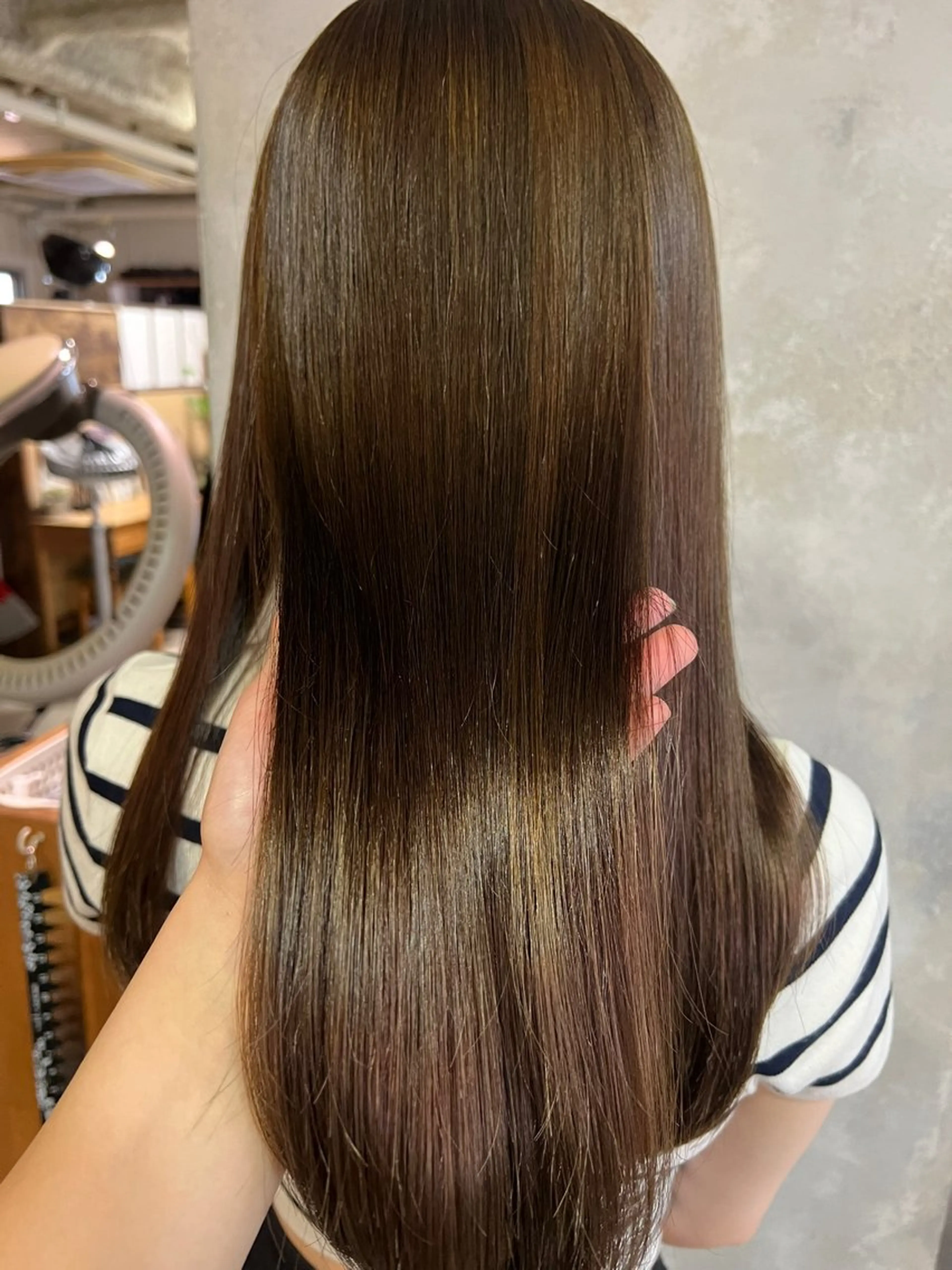 ロング カット 縮毛矯正 トリートメント I see所属・I see/天王寺/ 髪質改善/本田 唯のヘアスタイル