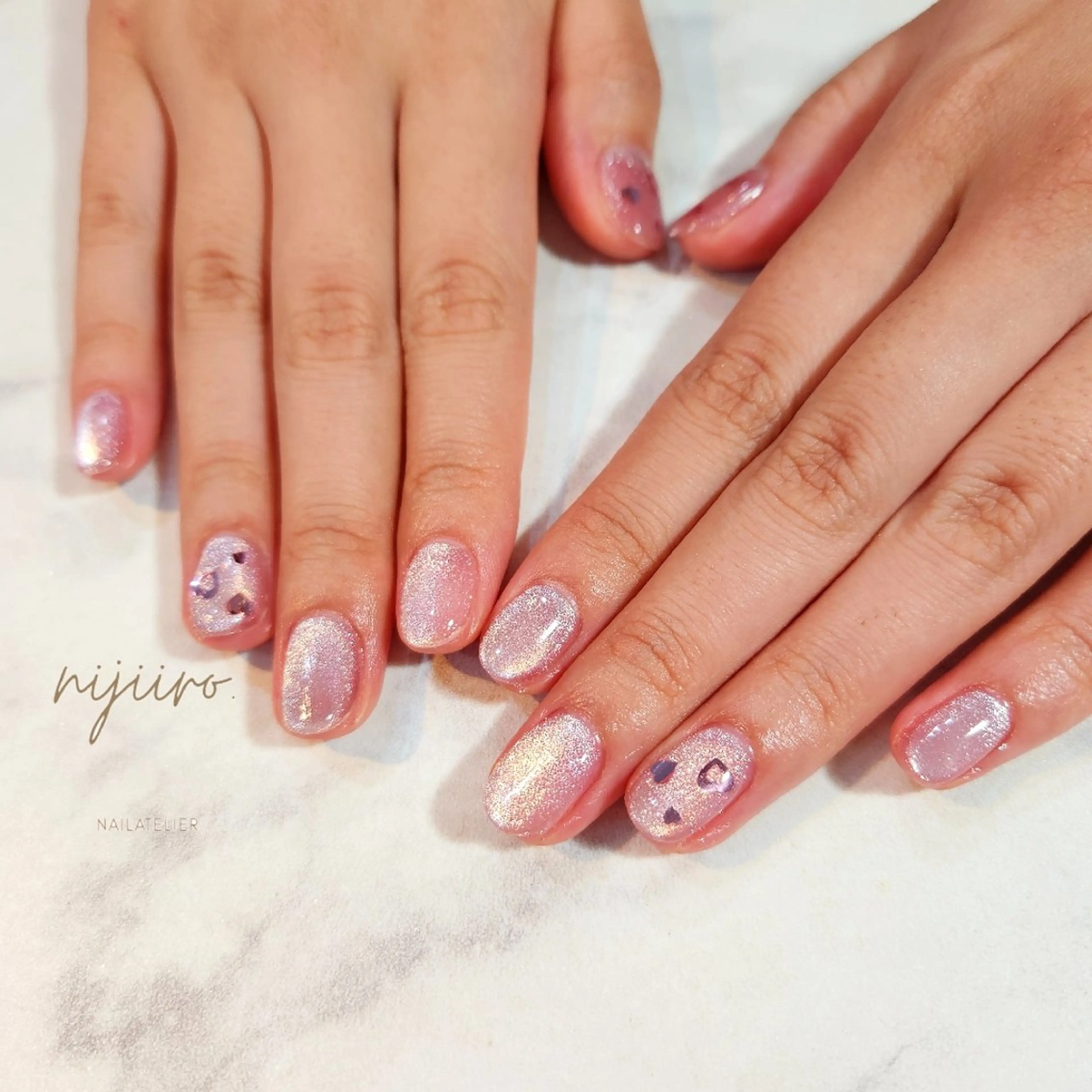 ネイル ハンドネイル nailatelier nijiiro.所属・nijiiro🌈 サトウのネイルデザイン