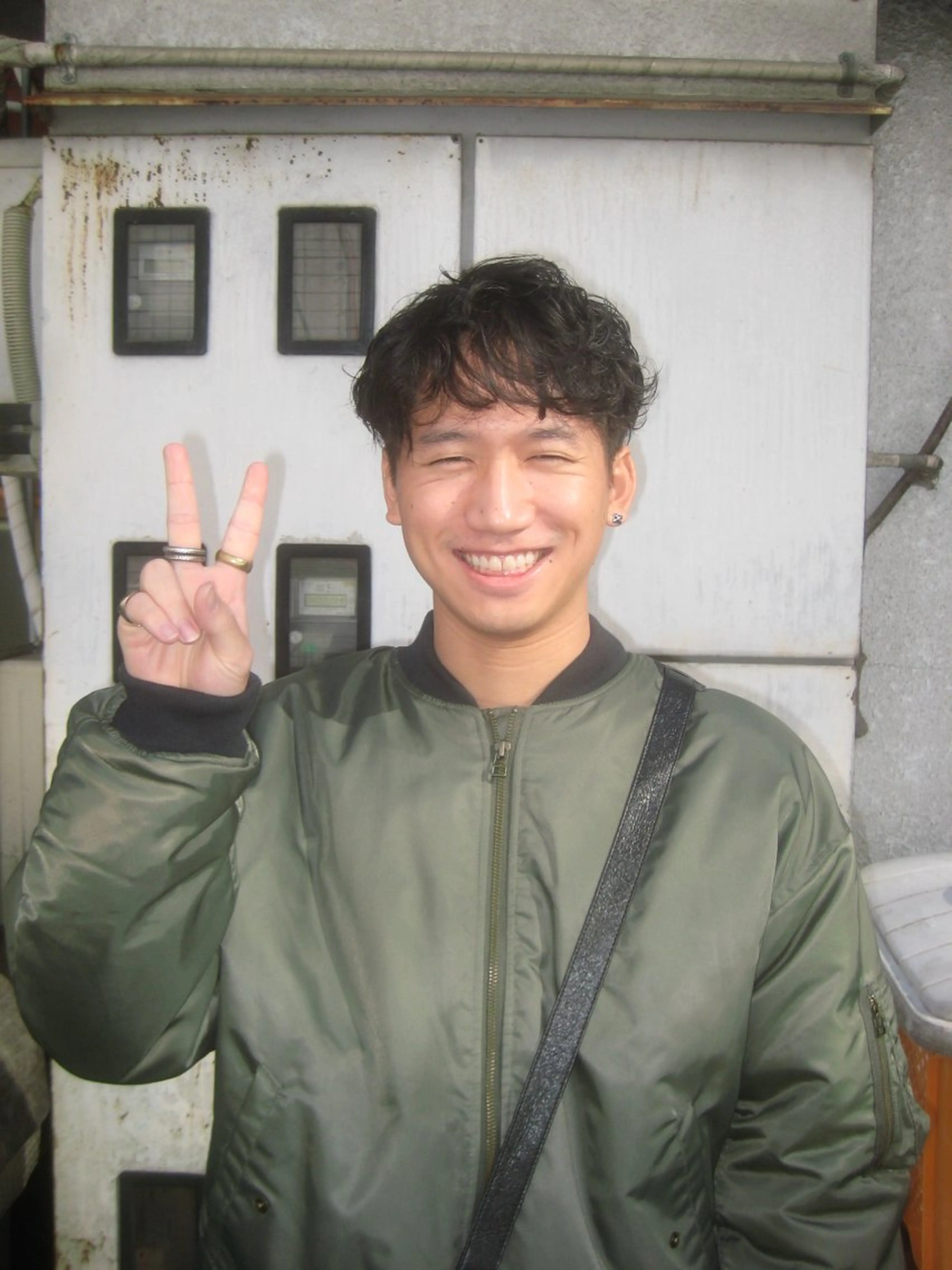 パーマ メンズ カット パーマ 似合わせカット /パーマ岡本淳平のヘアスタイル