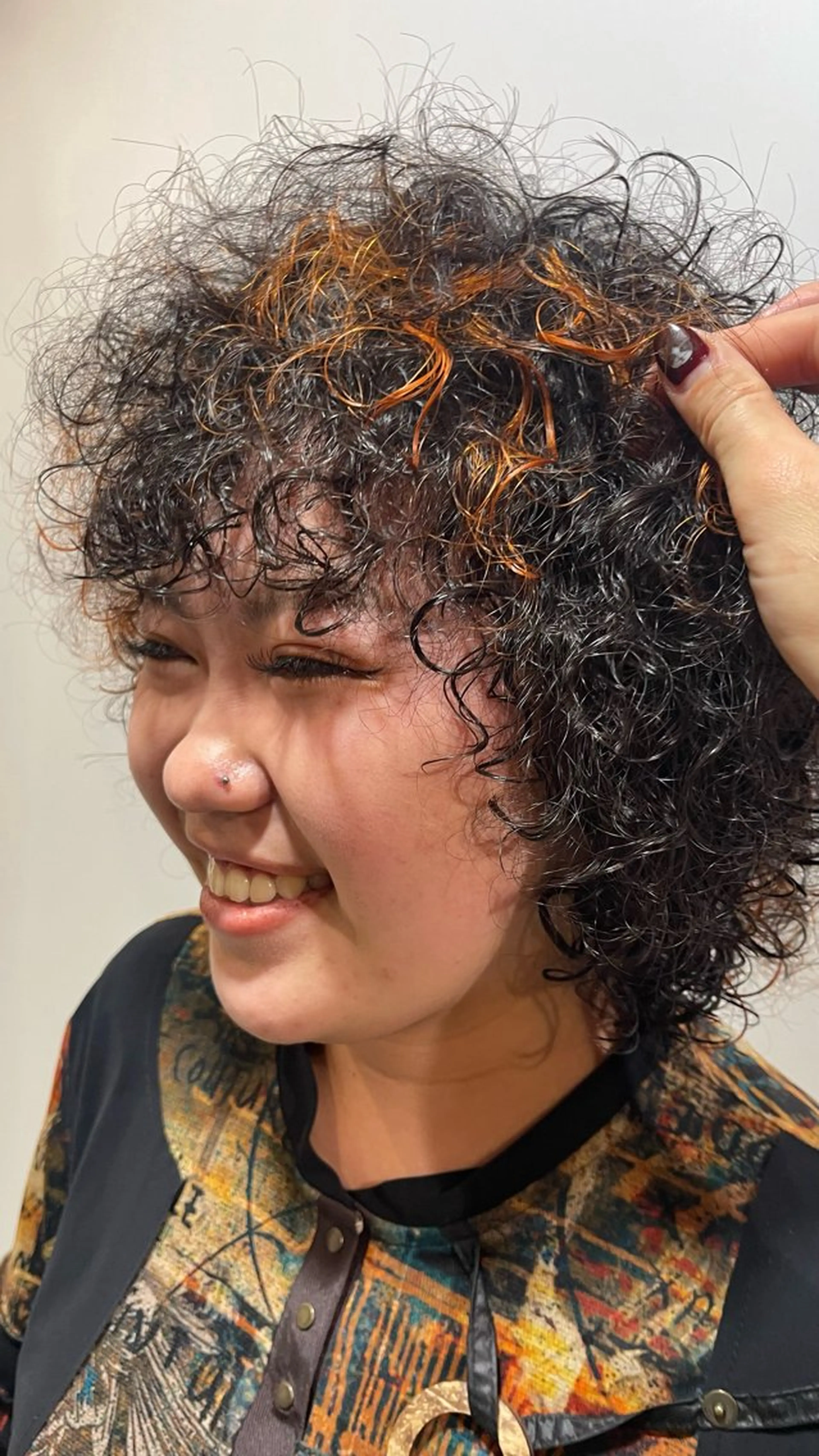 パーマ Elme所属・デビュー前割引中🔥 平口はのんのヘアスタイル