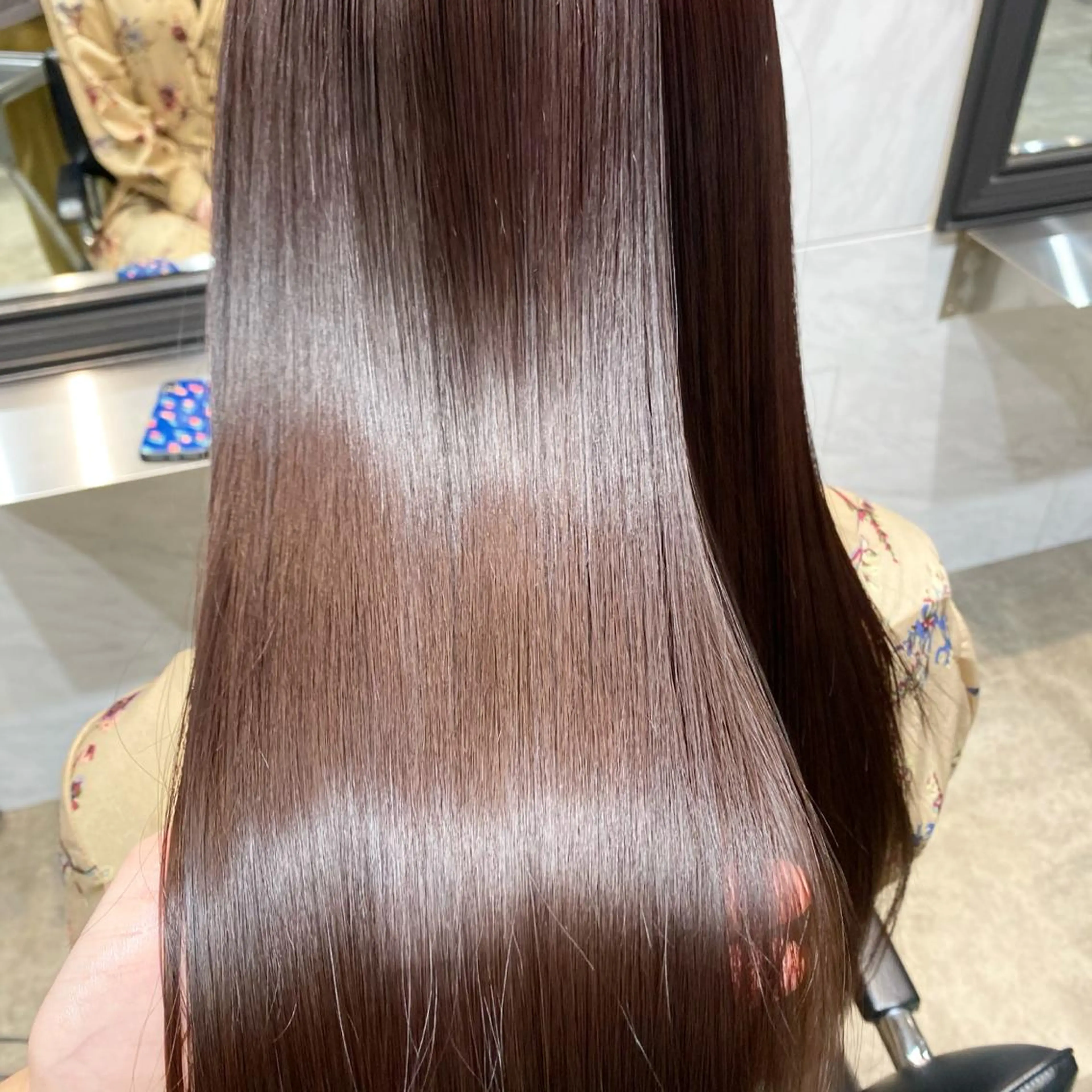 ロング 縮毛矯正 増子 祐太朗のヘアスタイル