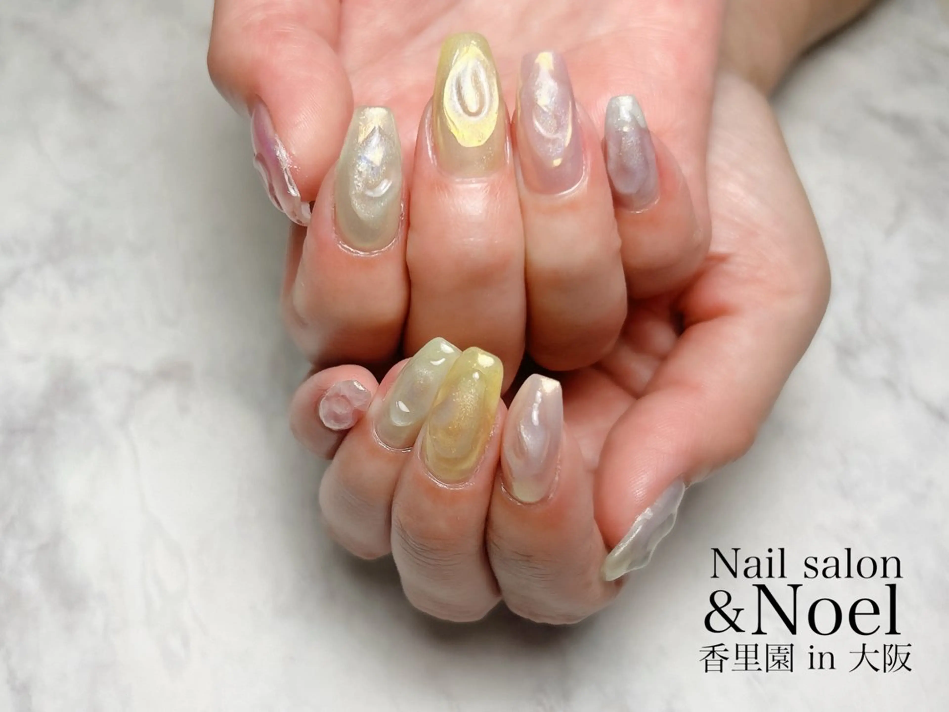 ネイル ハンドネイル Nailsalon  &Noel所属・もも 🍑のネイルデザイン