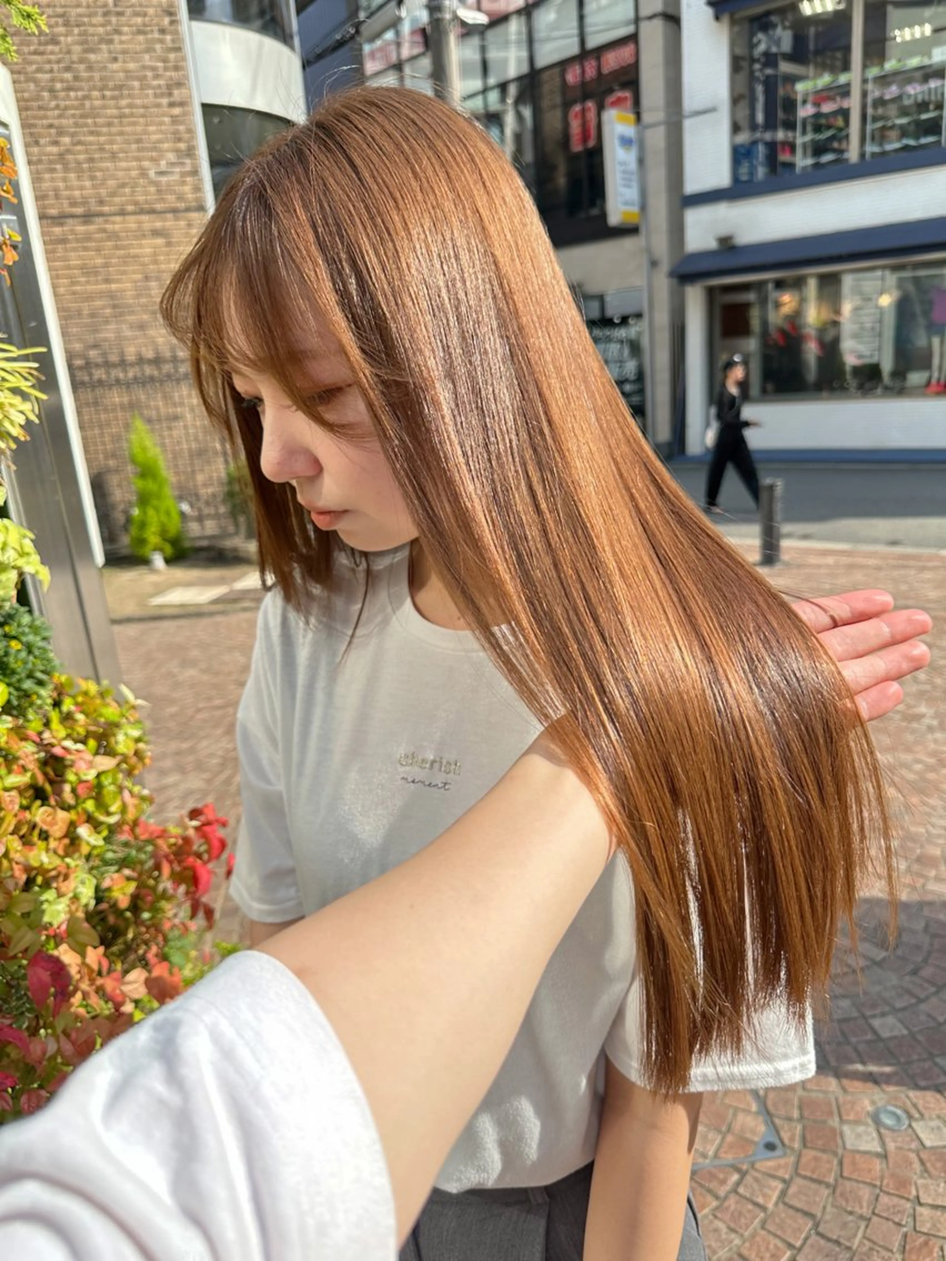 ロング 大森 一慶のヘアスタイル