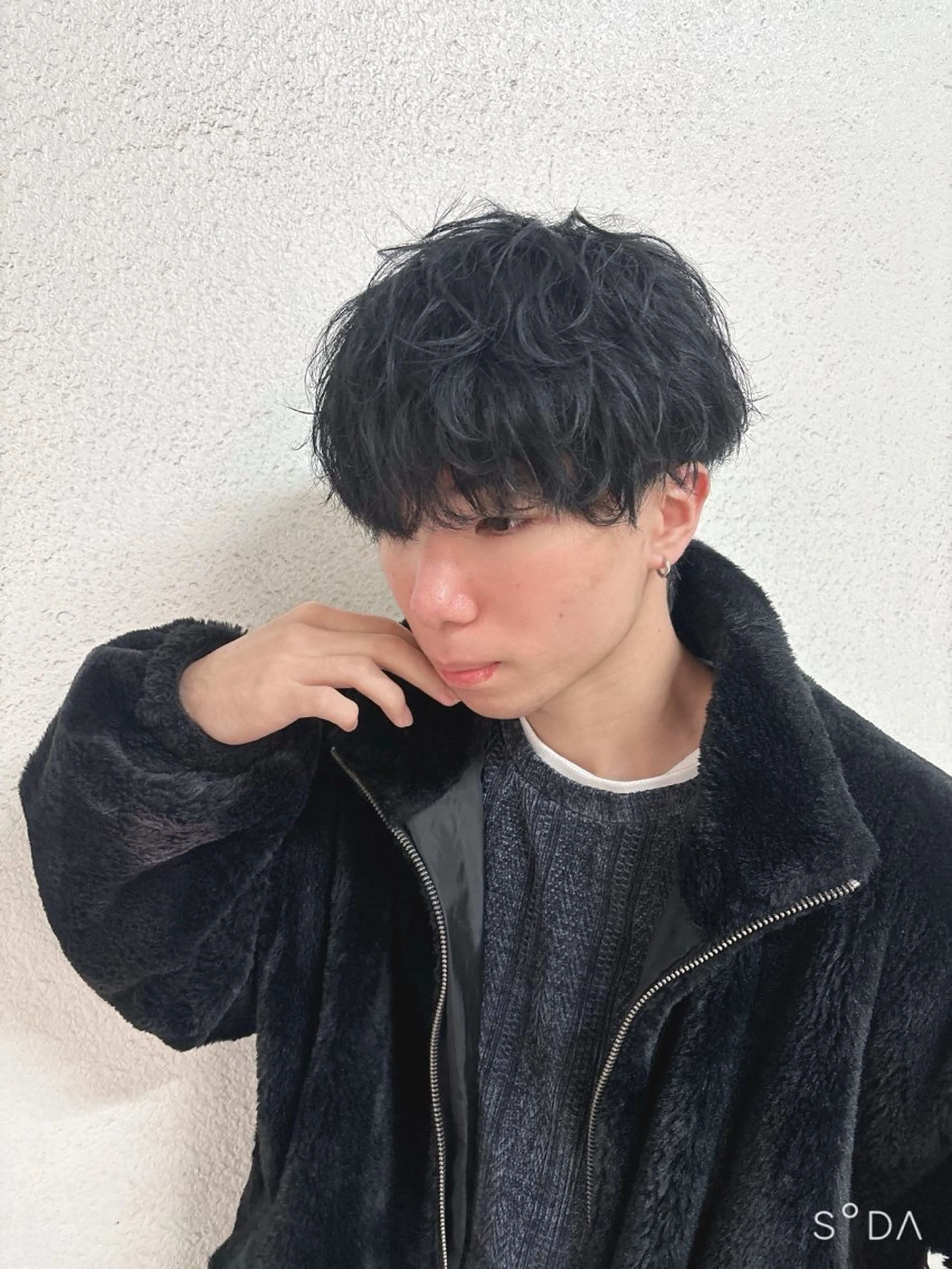 ショート メンズ カット パーマ 鹿児島 TSUBASAのヘアスタイル