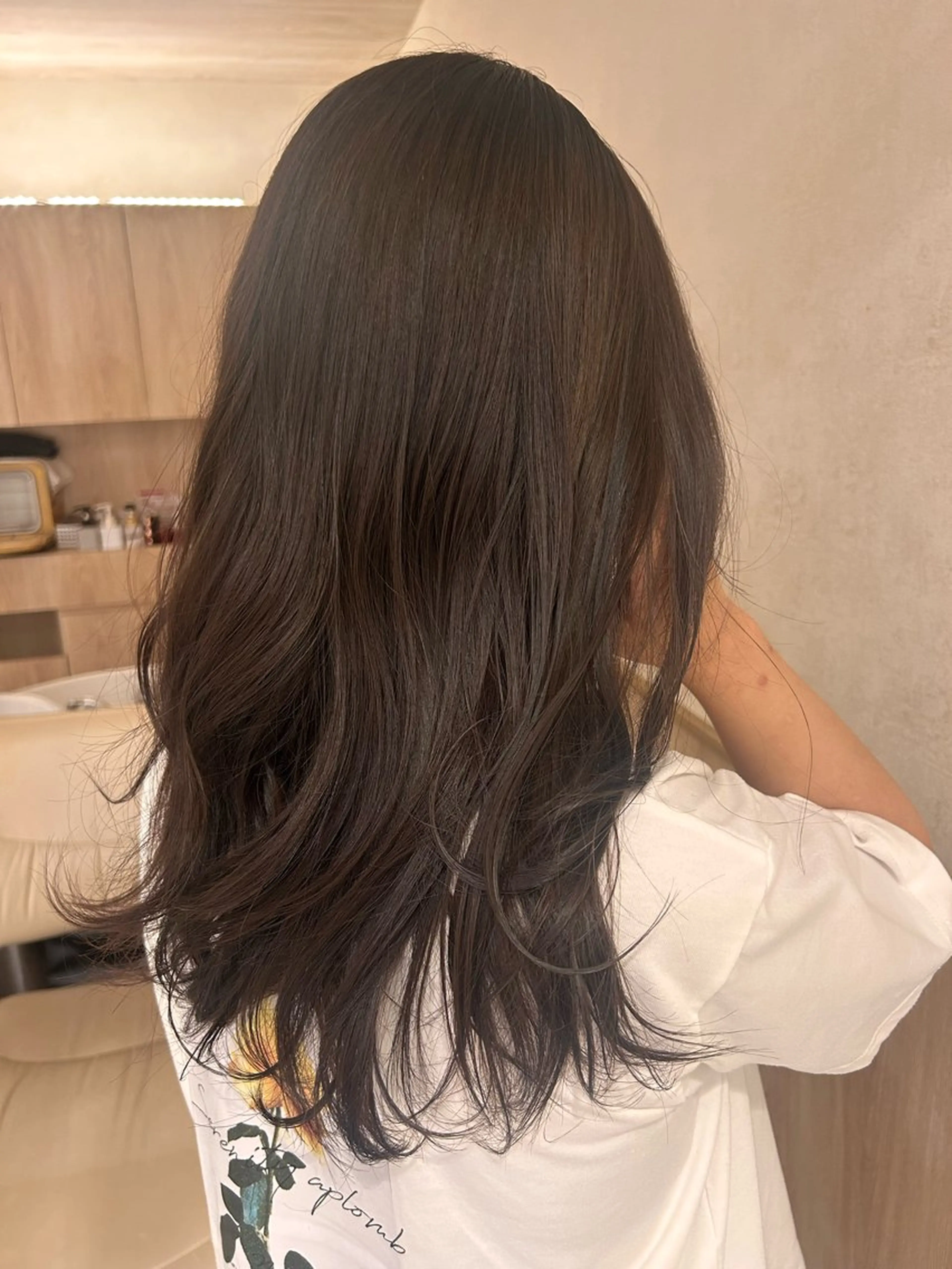 セミロング カラー /暖色Yukaのヘアスタイル