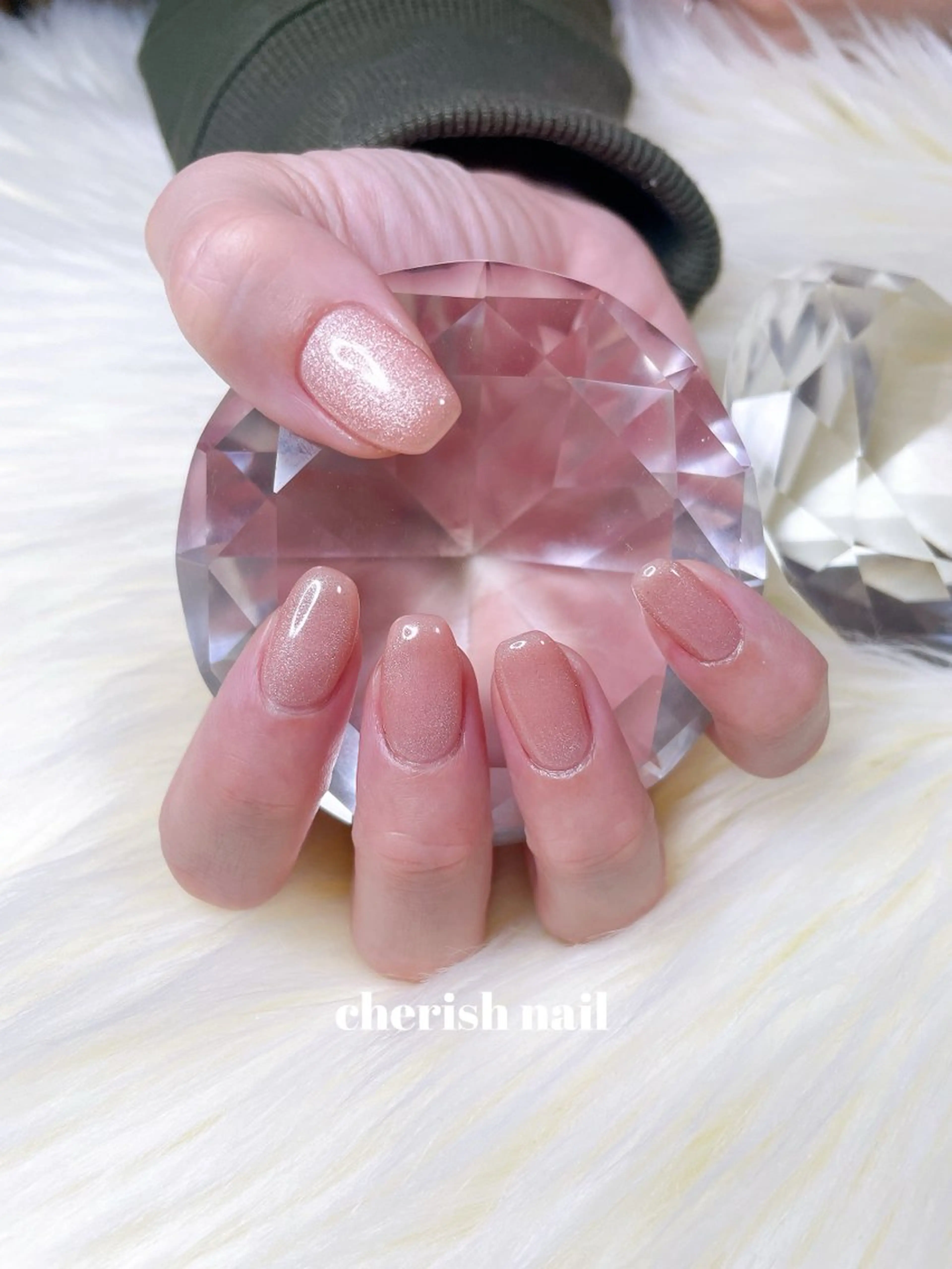 ネイル マグネットネイル オフィスネイル シンプルネイル ハンドネイル cherish nailのネイルデザイン
