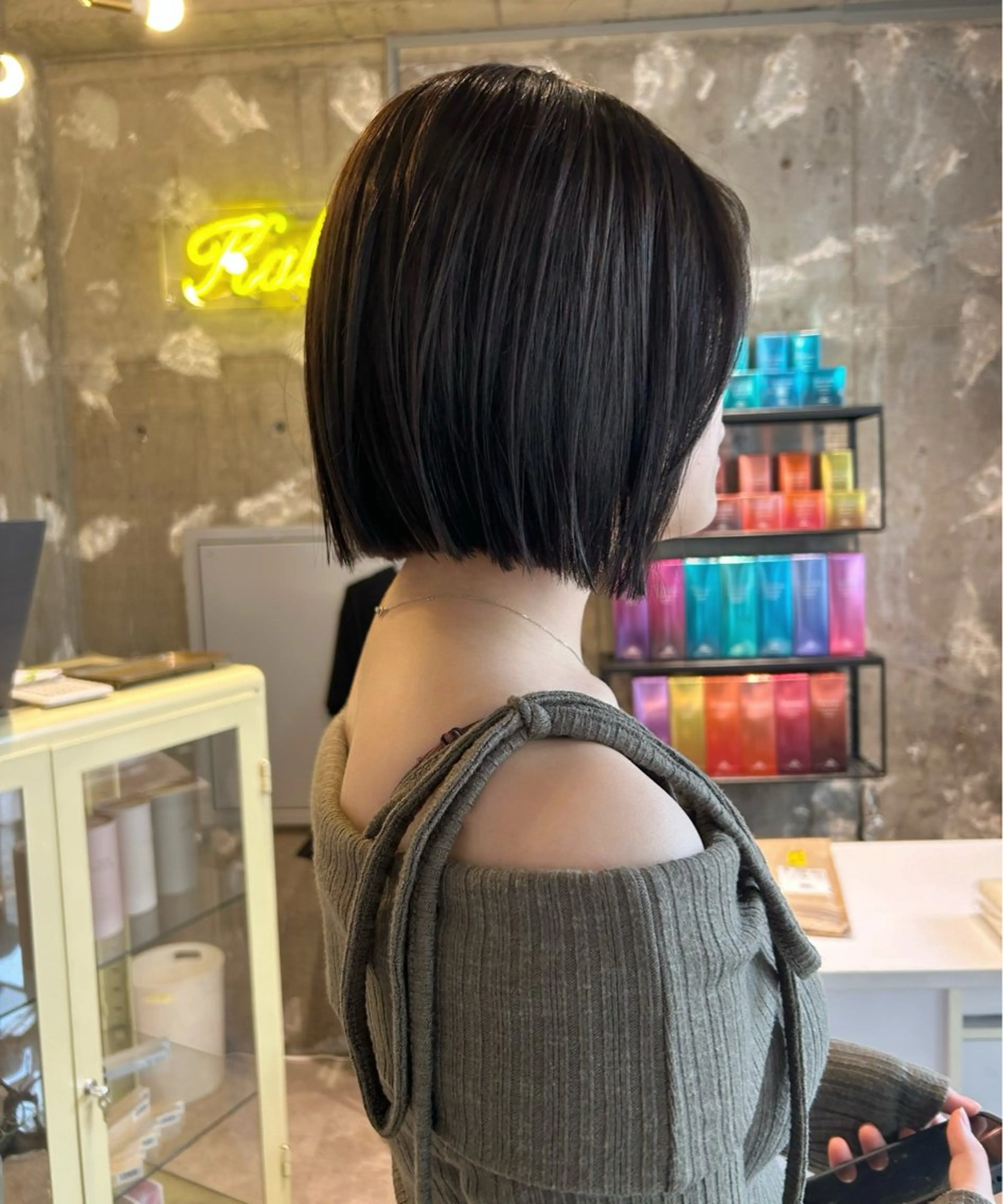ショート カット ヘアカラー ano @anomukuiのヘアスタイル