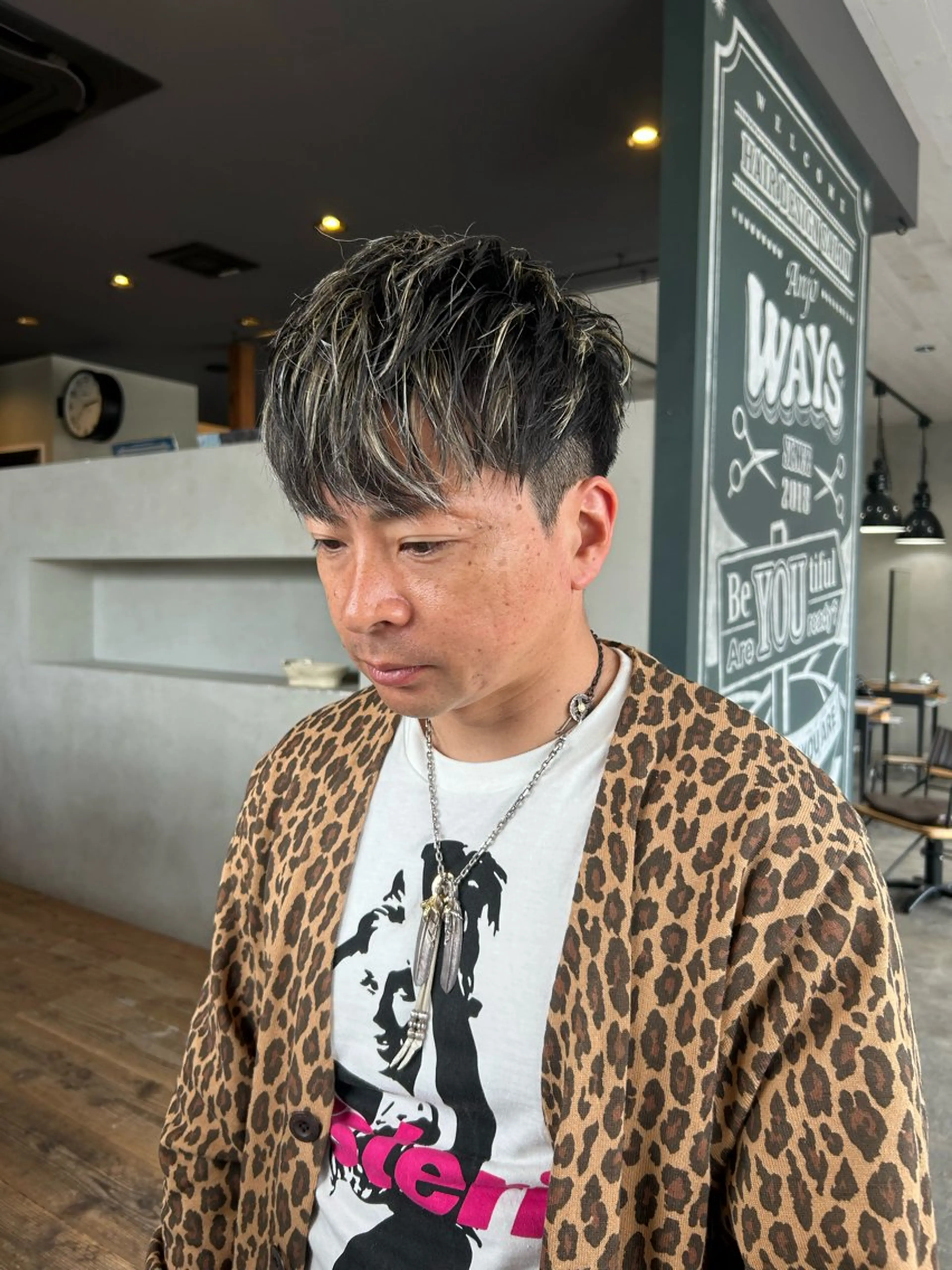 ショート カラー メンズ メンズハイライト ハイライトカラー ハイライト 🇺🇸メンズ特化 KYOYA💈のヘアスタイル