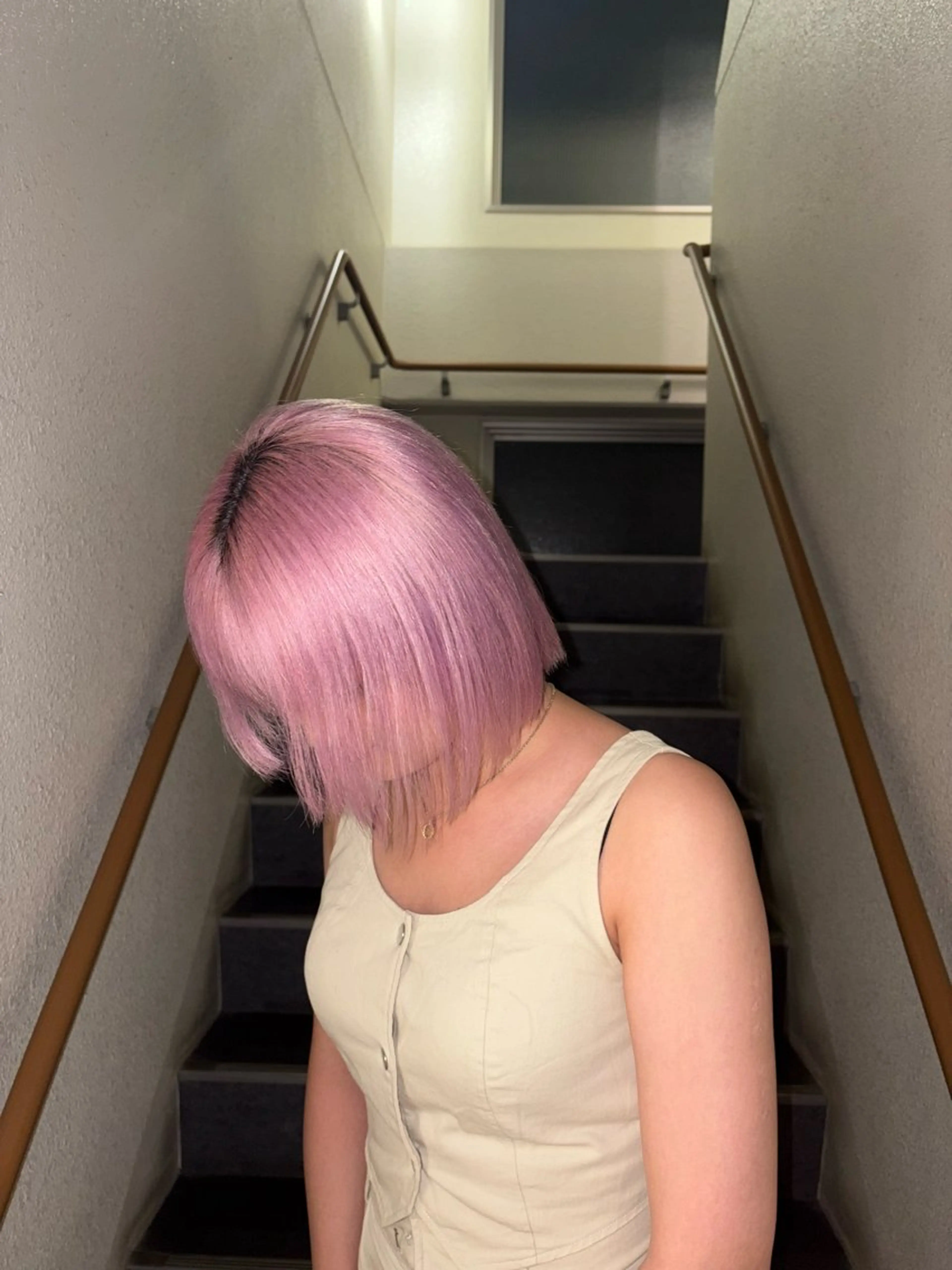 カラー 抜きっぱなしブロンド ブロンド ハイトーンカラー ピンクカラー カラーモデル募集中/ MARI🍀のヘアスタイル