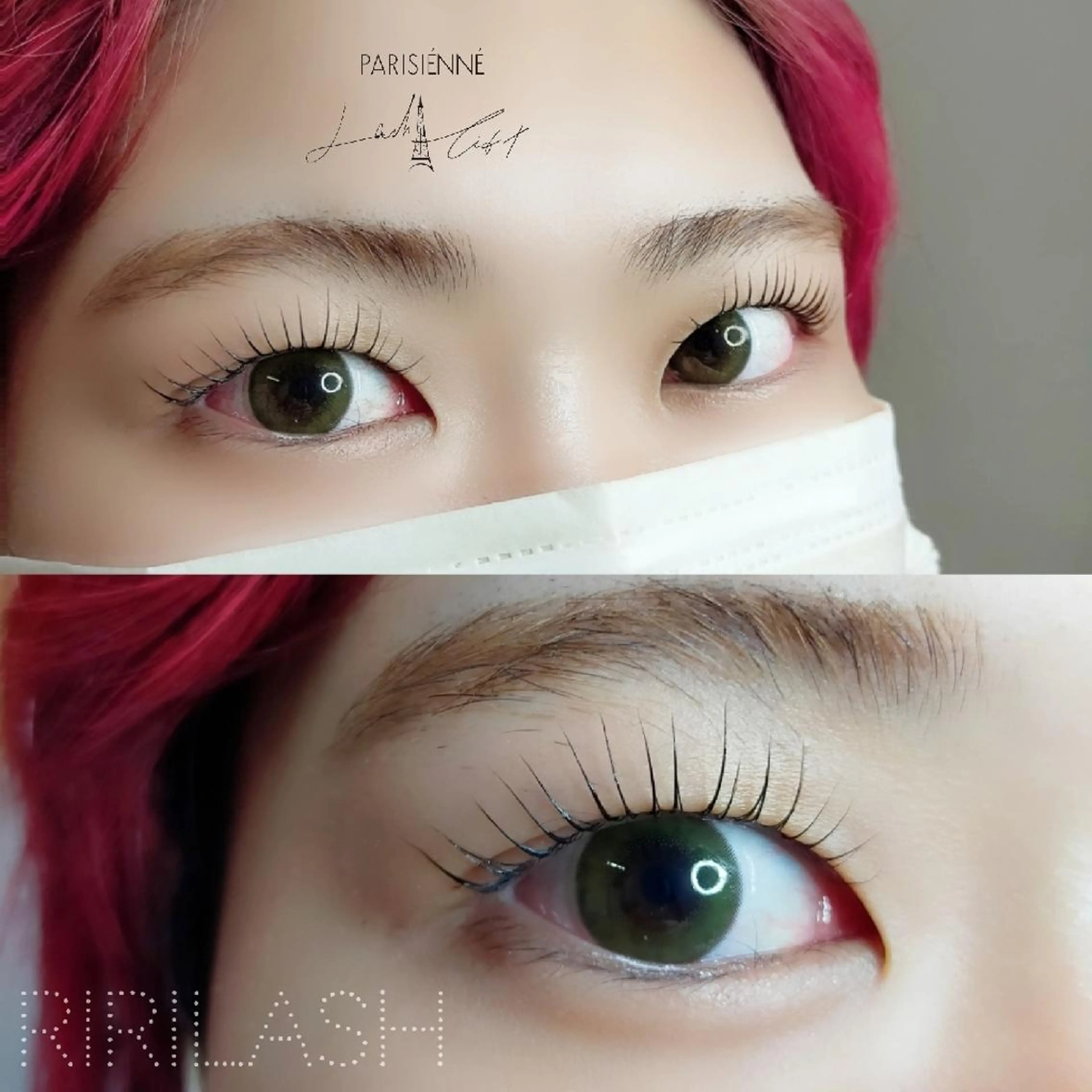 マツエク・マツパ 束感まつ毛 パリジェンヌラッシュリフト マツパ 🍒♡RiRi  Lash♡🍒のマツエク・マツパデザイン