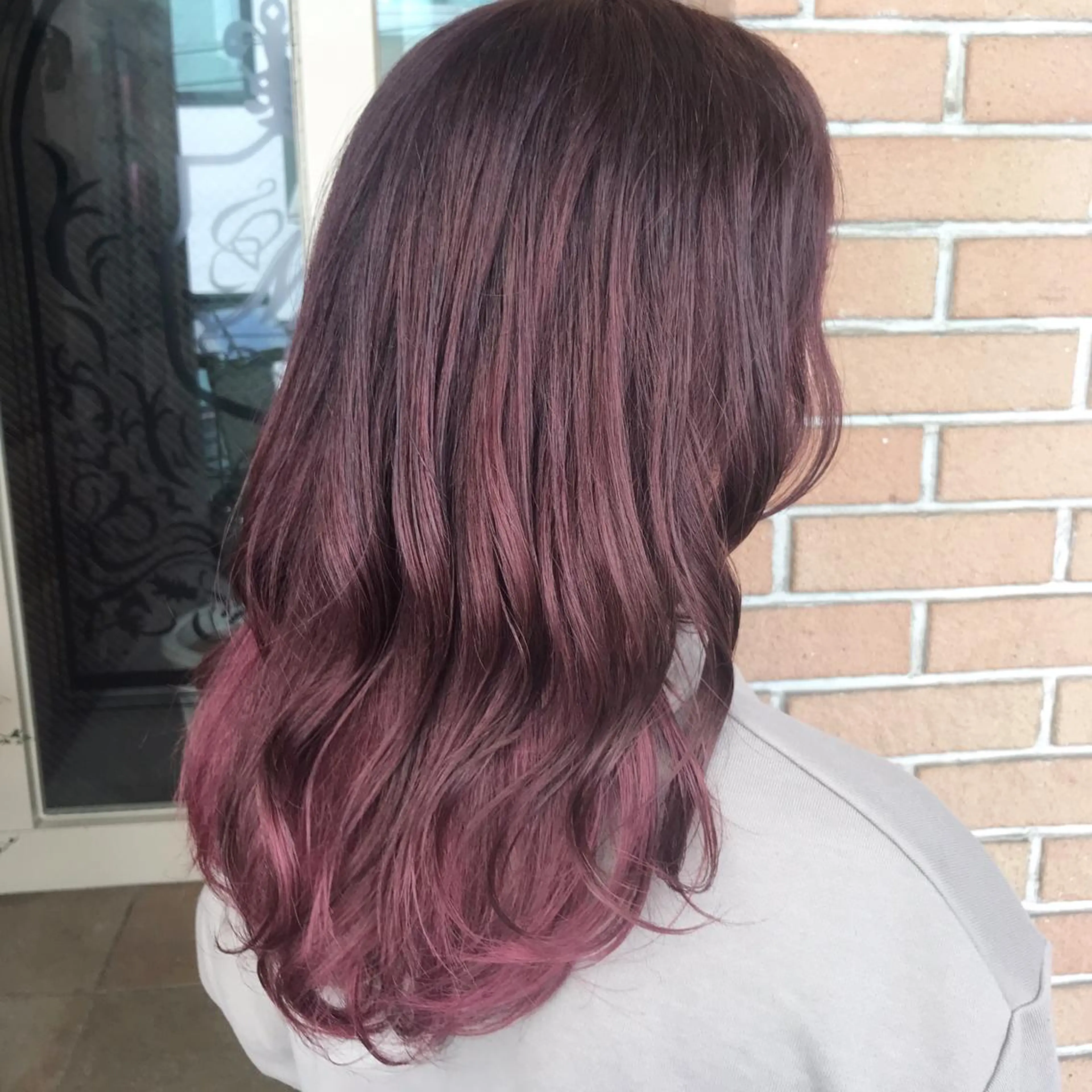 ミディアム カラー パーマ ヘアアレンジ メンズ キッズ ネイル マツエク・マツパ ピンクカラー カラーマツエク ピンク カット ヘアカラー トリートメント 高比良 剛のヘアスタイル