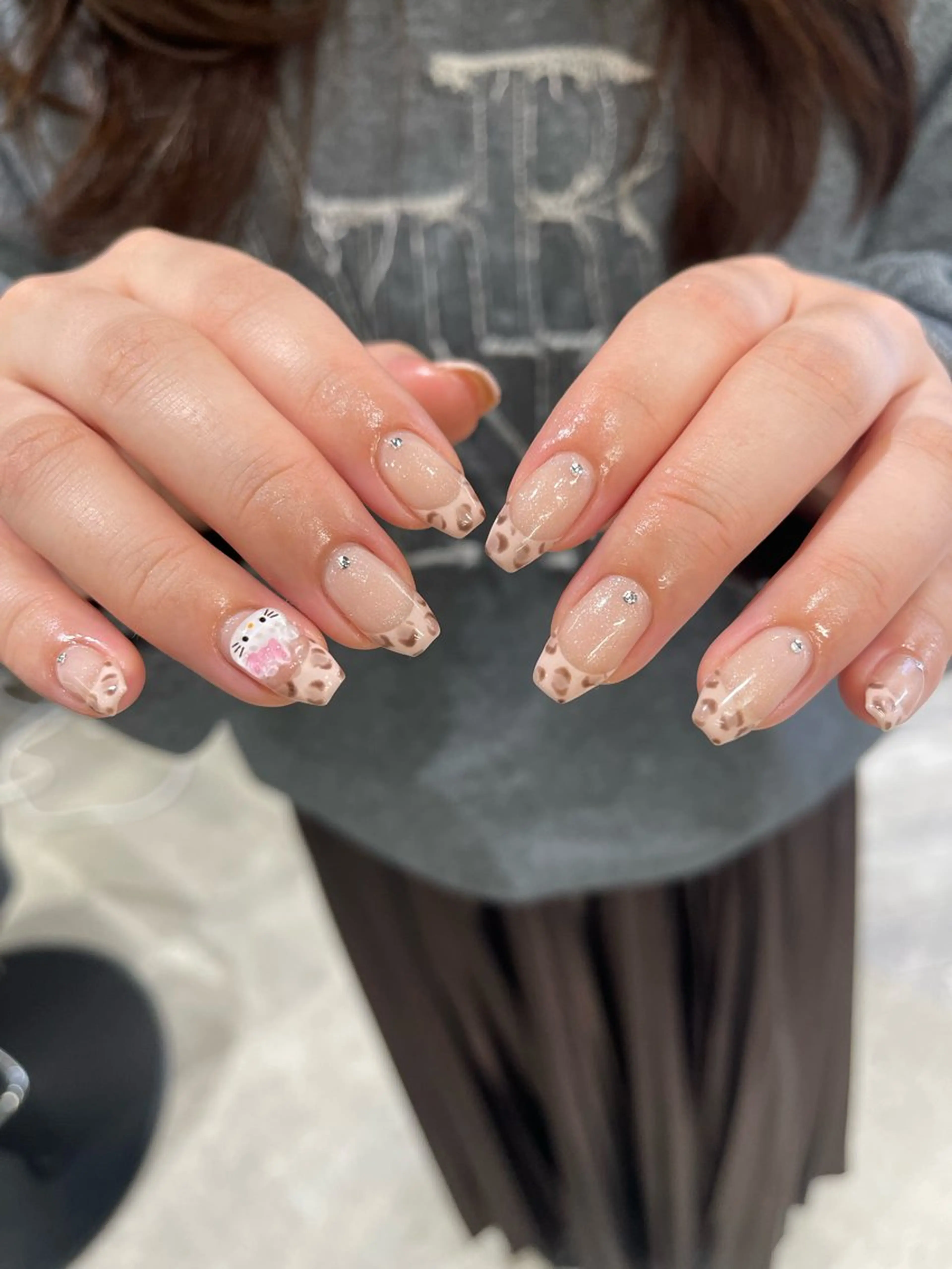 カラー ハンドネイル ユナ🌙 nailのネイルデザイン