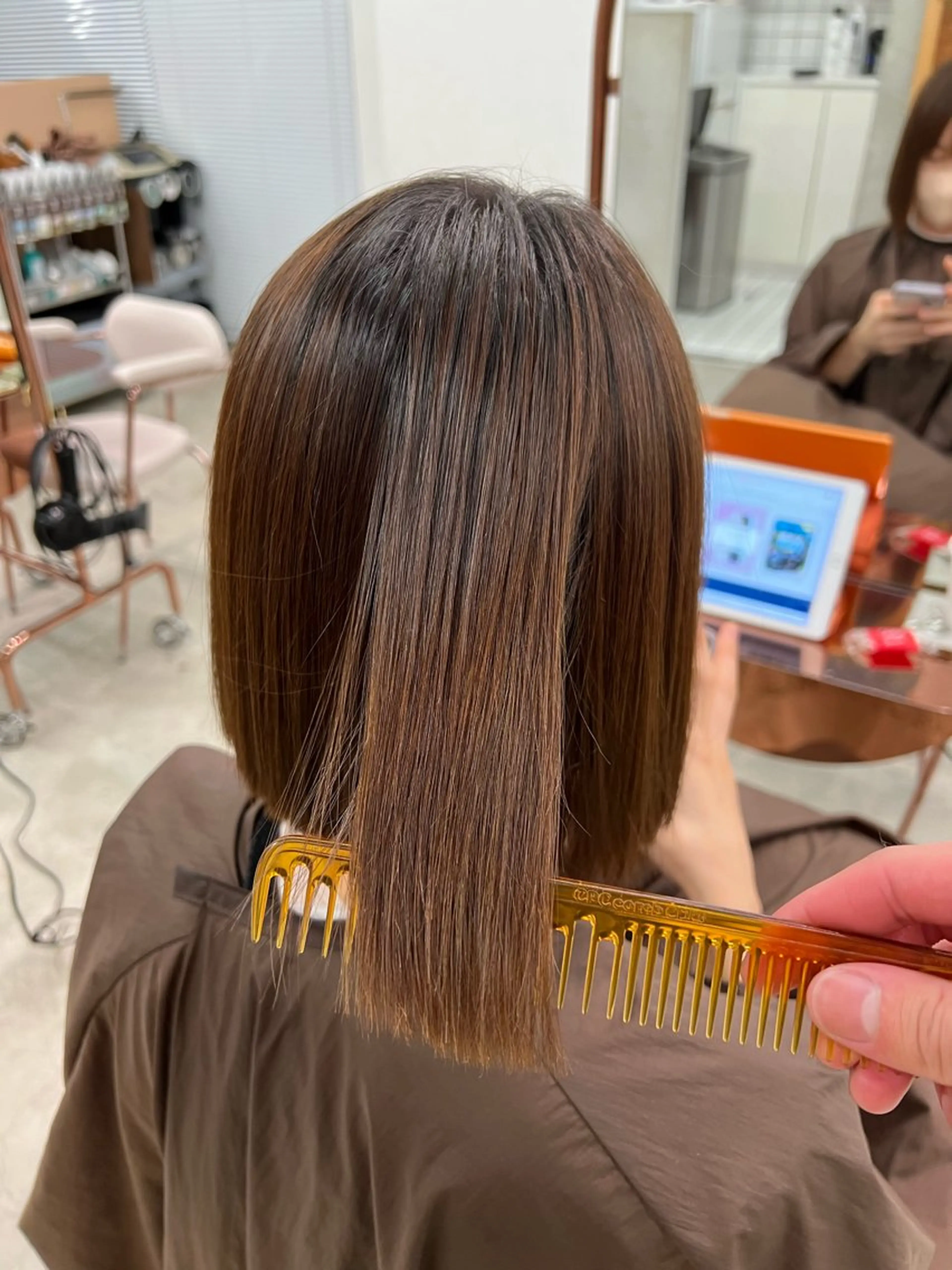 ショート 縮毛矯正 ケアブリーチ/ ハイトーン/牧野のヘアスタイル