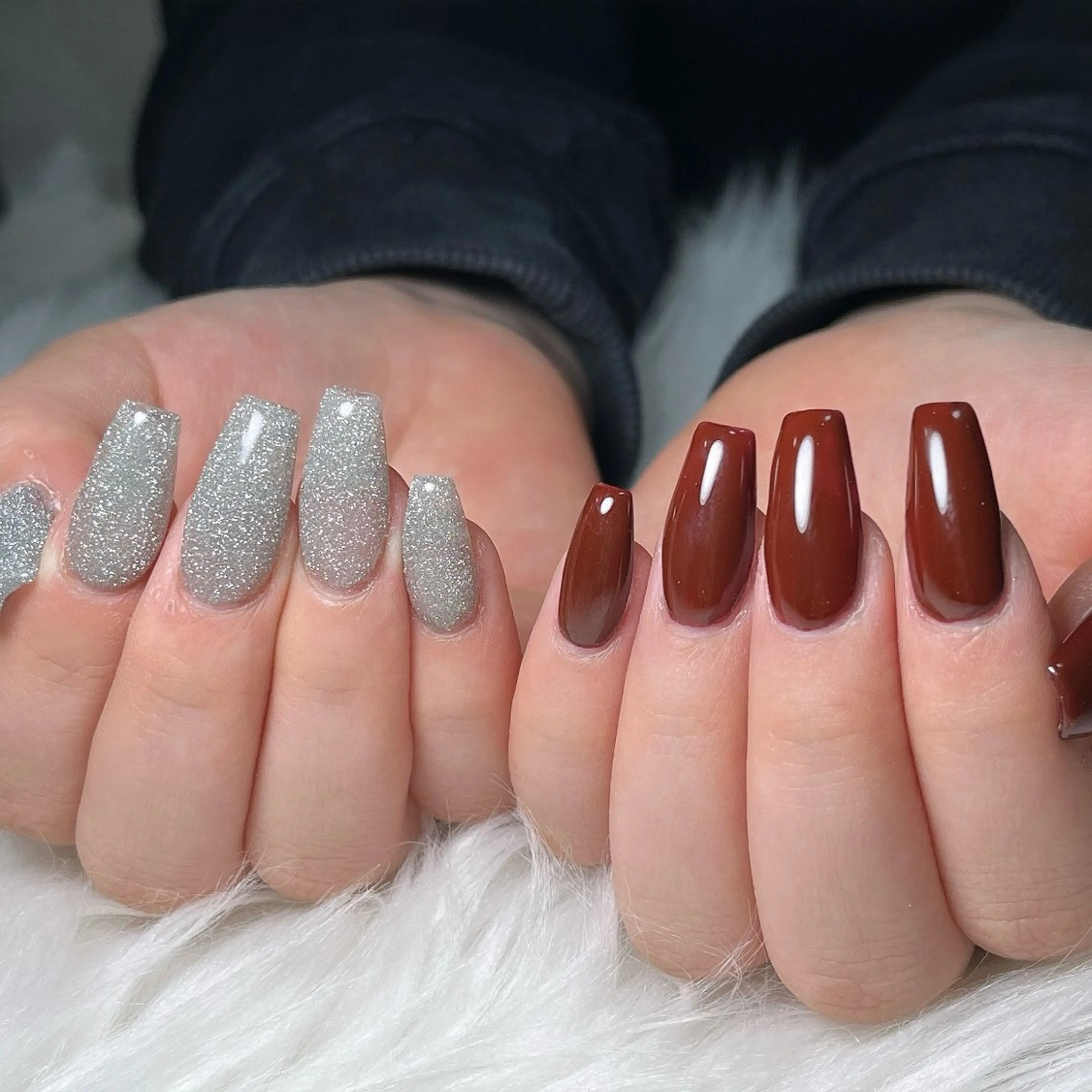 ネイル 韓国ネイル ラメ(グリッター) 持ち込み ハンドネイル 🐕‍🦺Yappy 💗A-tanのネイルデザイン