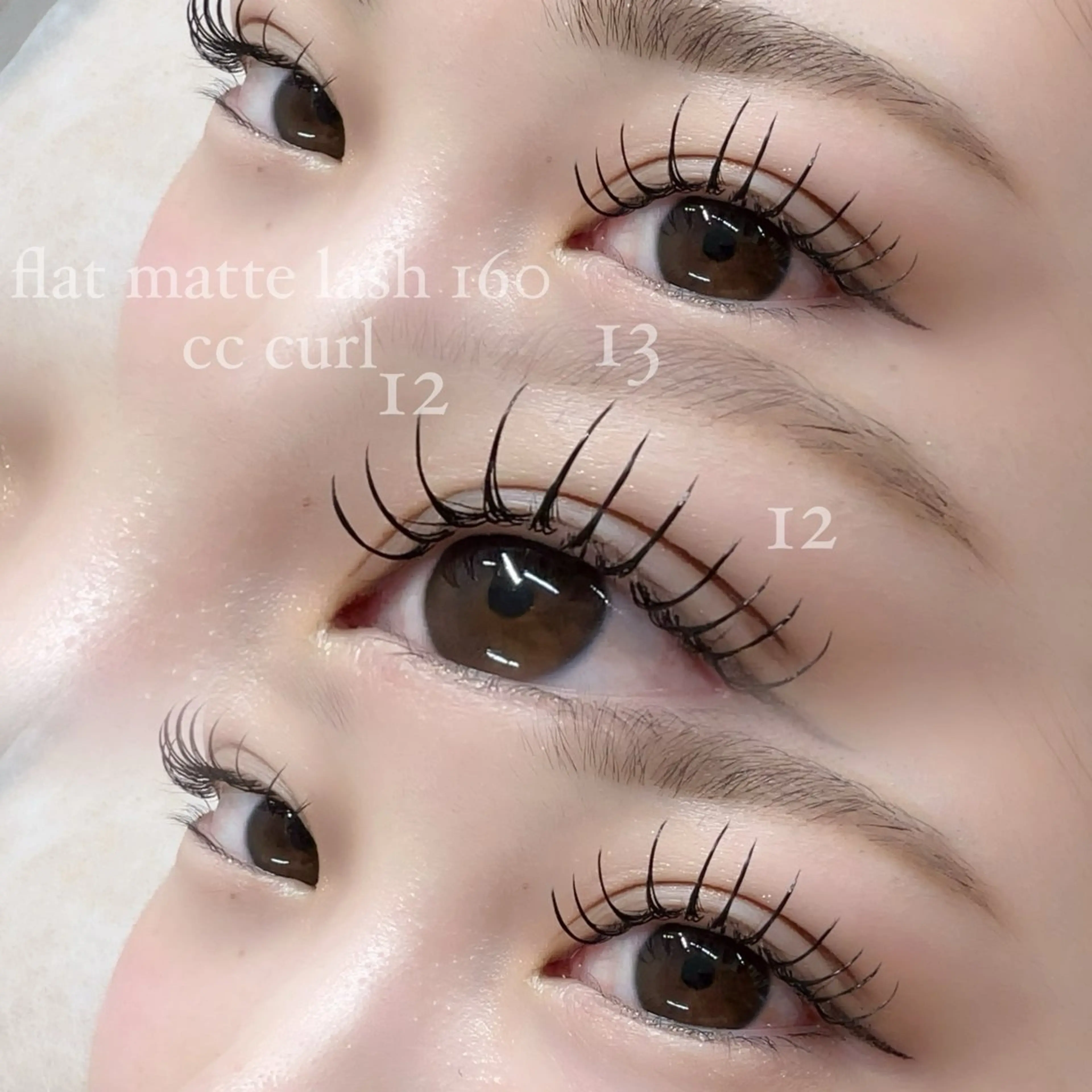 マツエク・マツパ フラットラッシュ マツエク Eyelist Rio ♡のマツエク・マツパデザイン
