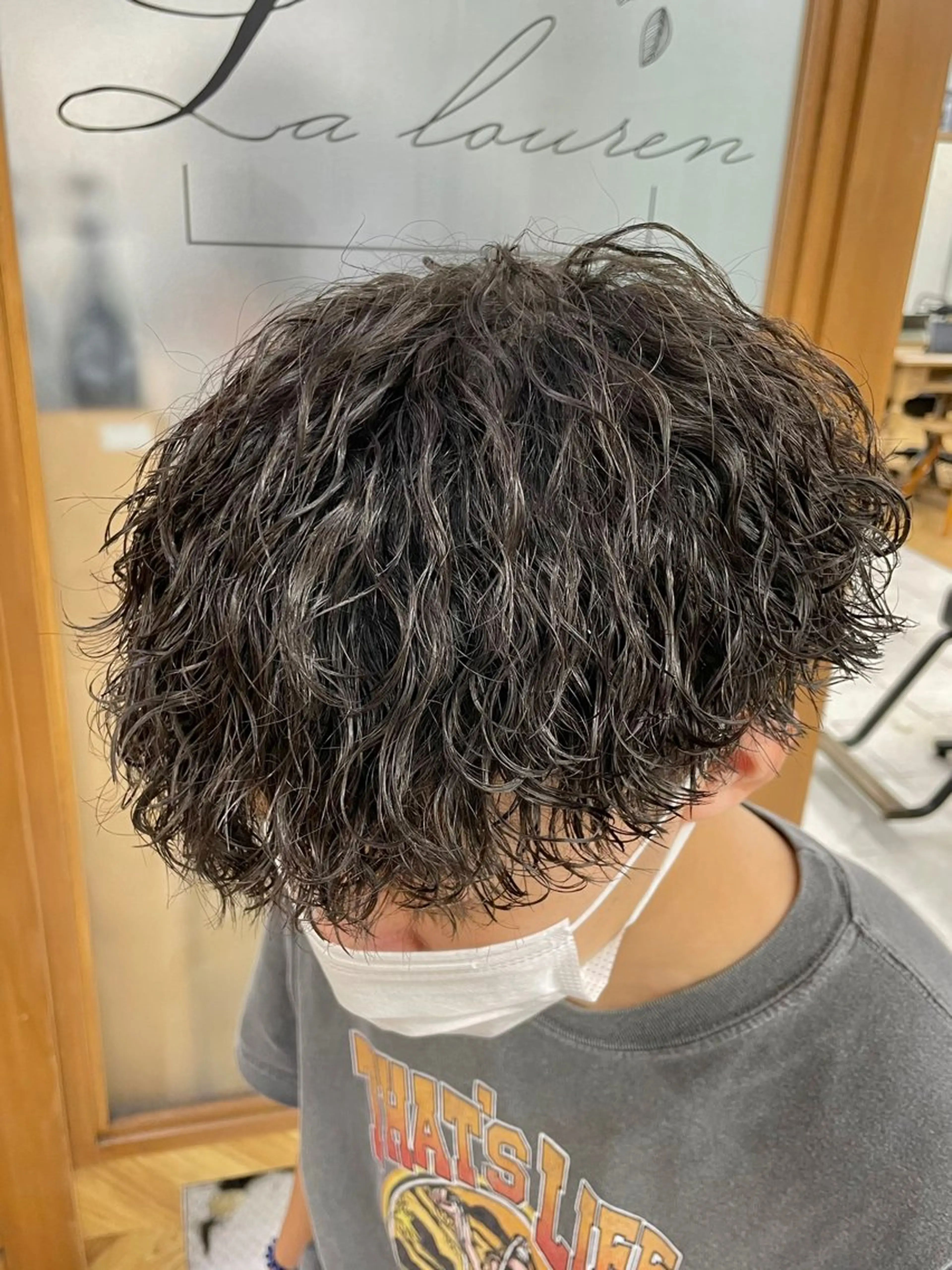 パーマ メンズ メンズパーマ プードルパーマ 波巻きパーマ プードルパーマ カット パーマ トリートメント 👑立川No.1筋肉 美容師👑しゅーとのヘアスタイル