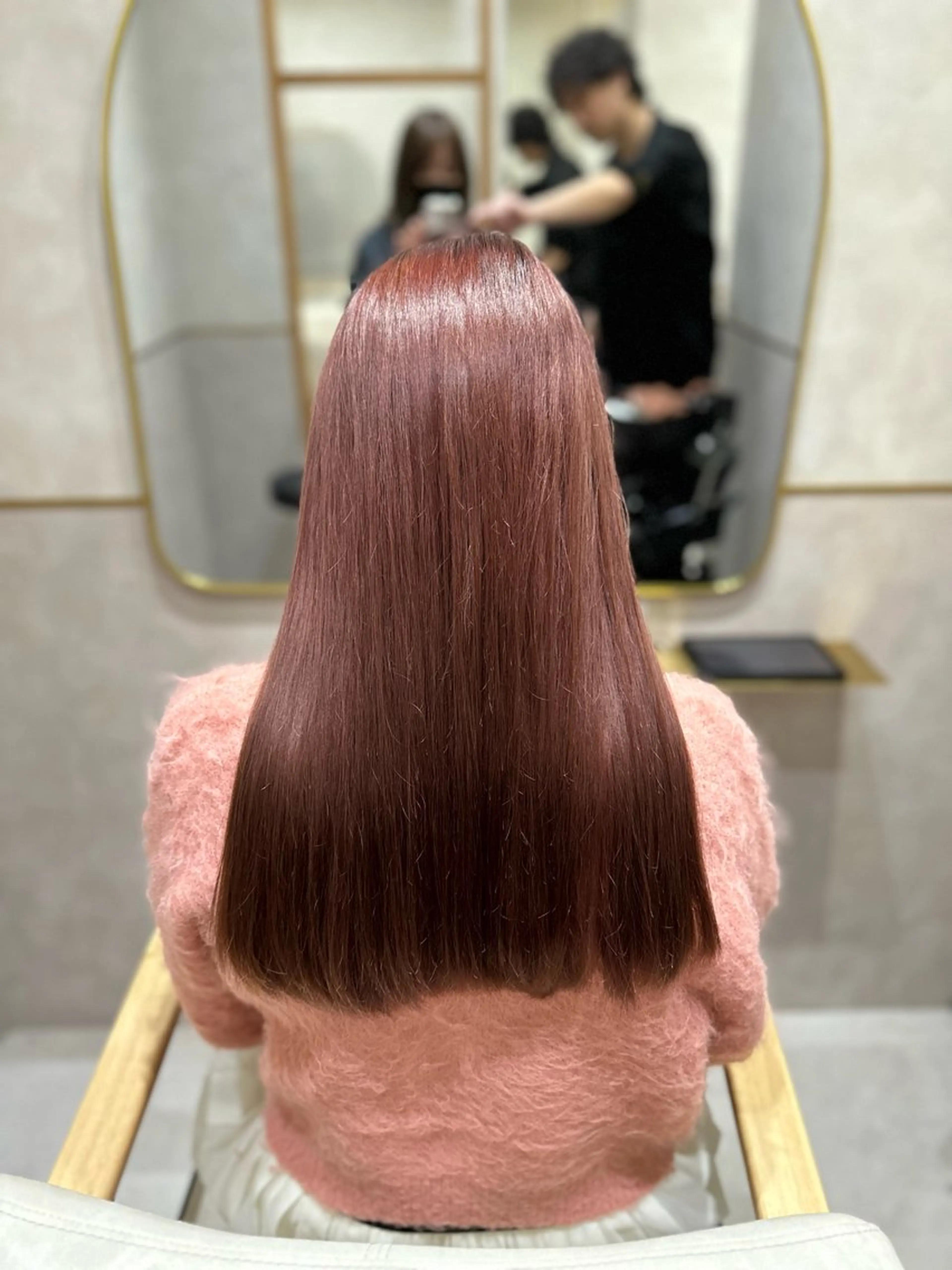 ロング ヘアカラー R/🎀 ヘアセット・艶カラーのヘアスタイル