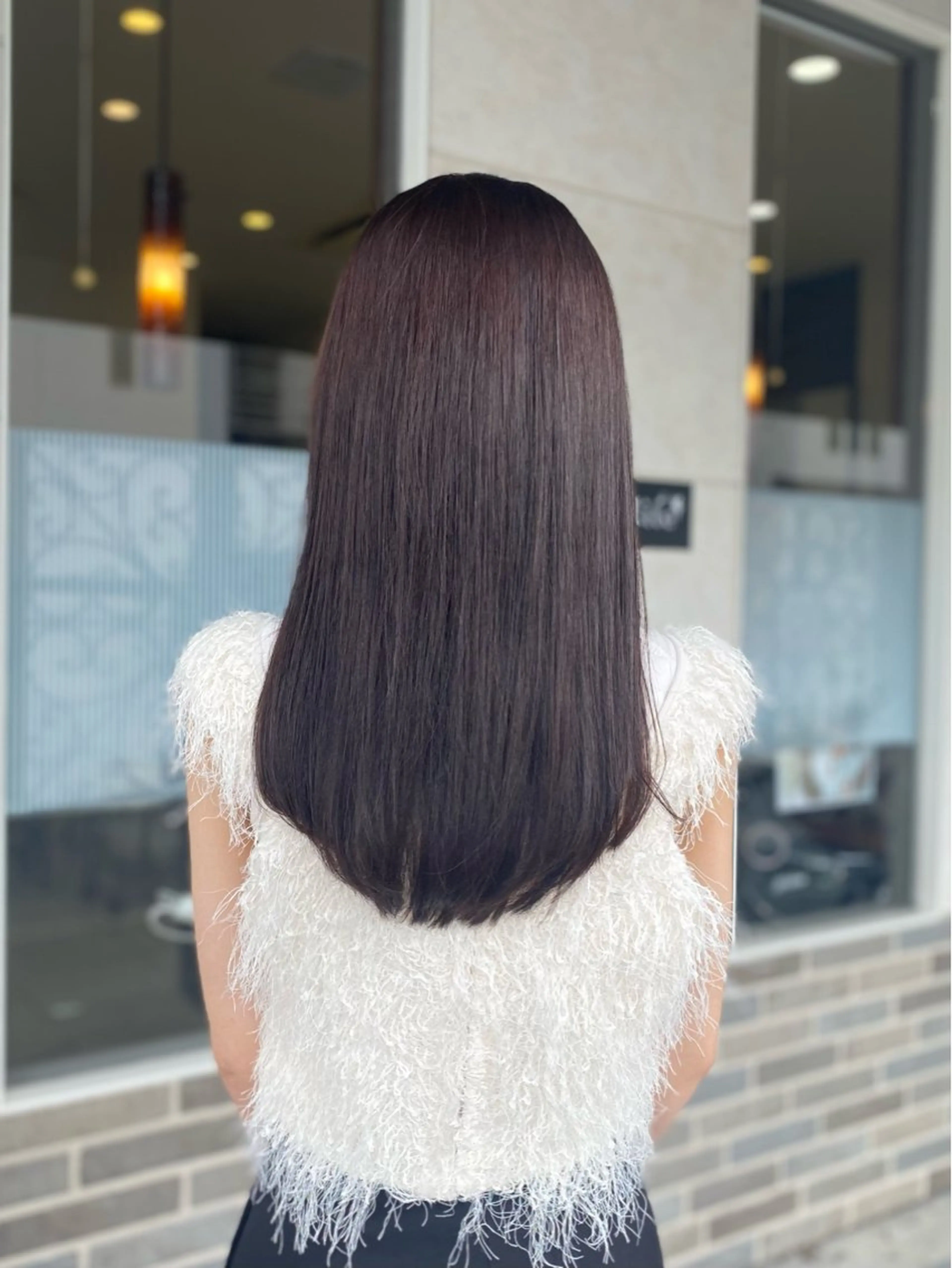 ロング カット ヘアカラー トリートメント 横手 亜紀のヘアスタイル