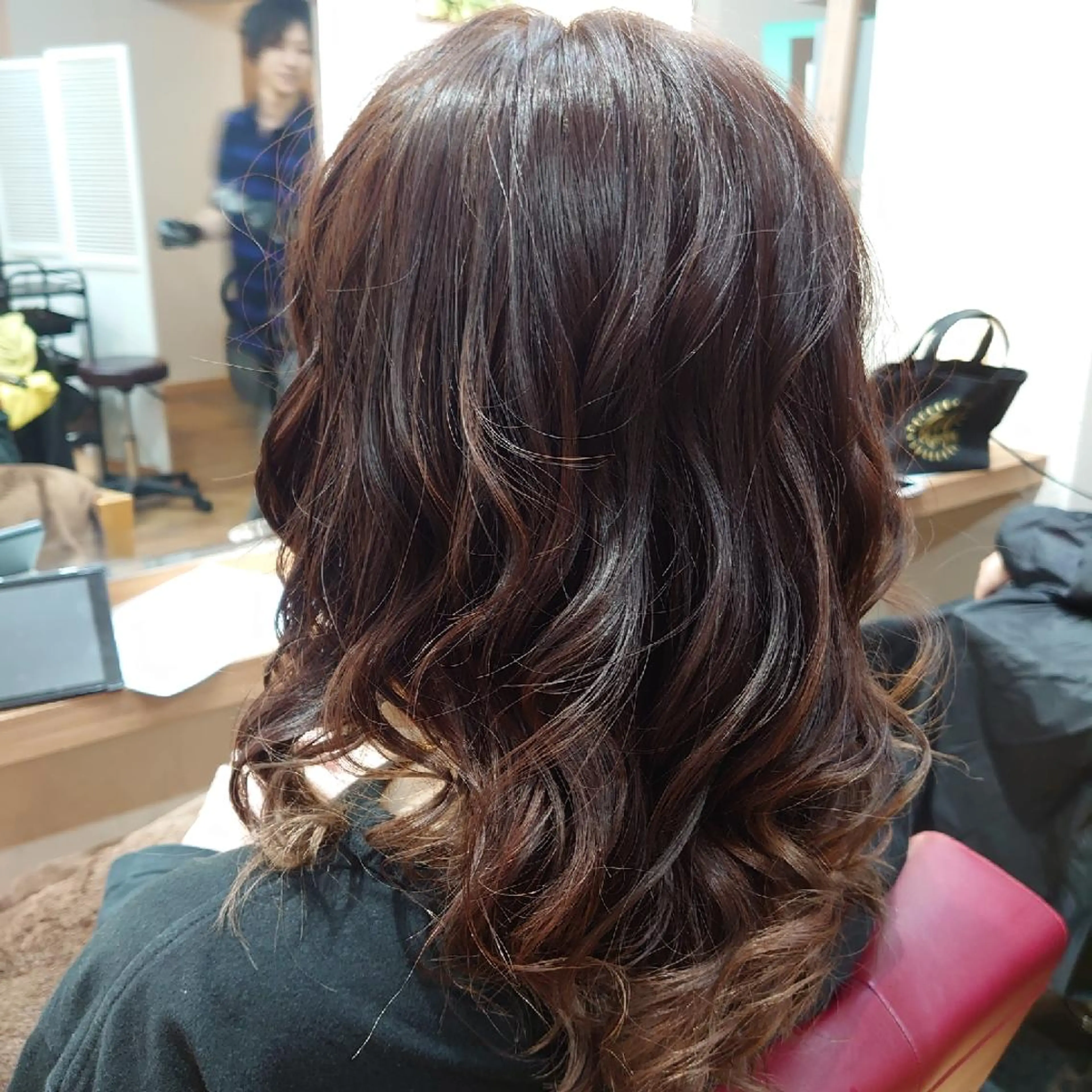 セミロング カラー ベージュカラー ✔️【Fan.】 ☆工藤寿也のヘアスタイル