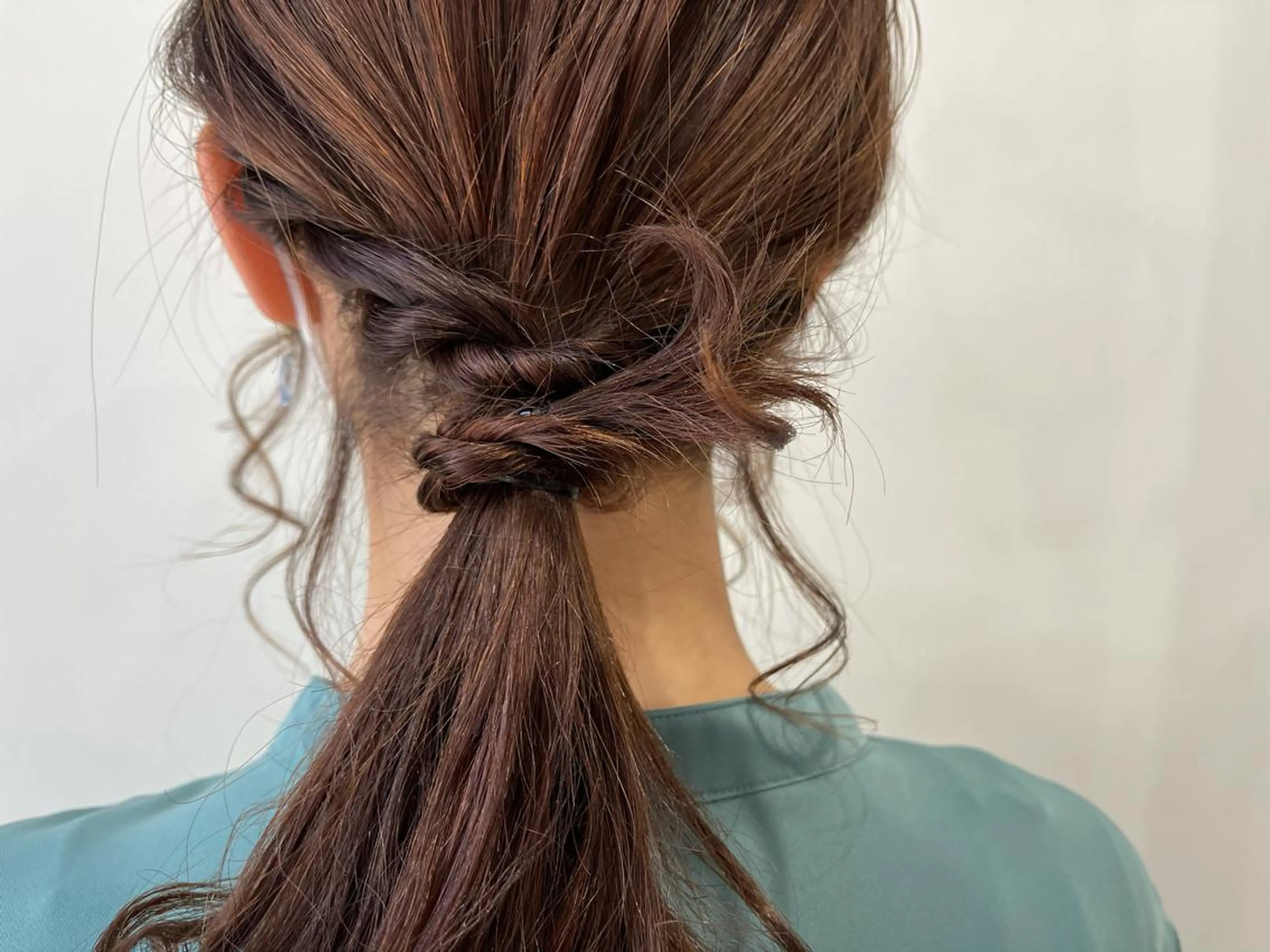 ヘアアレンジ 簡単アレンジ ハイトーンカラー RYUのヘアスタイル