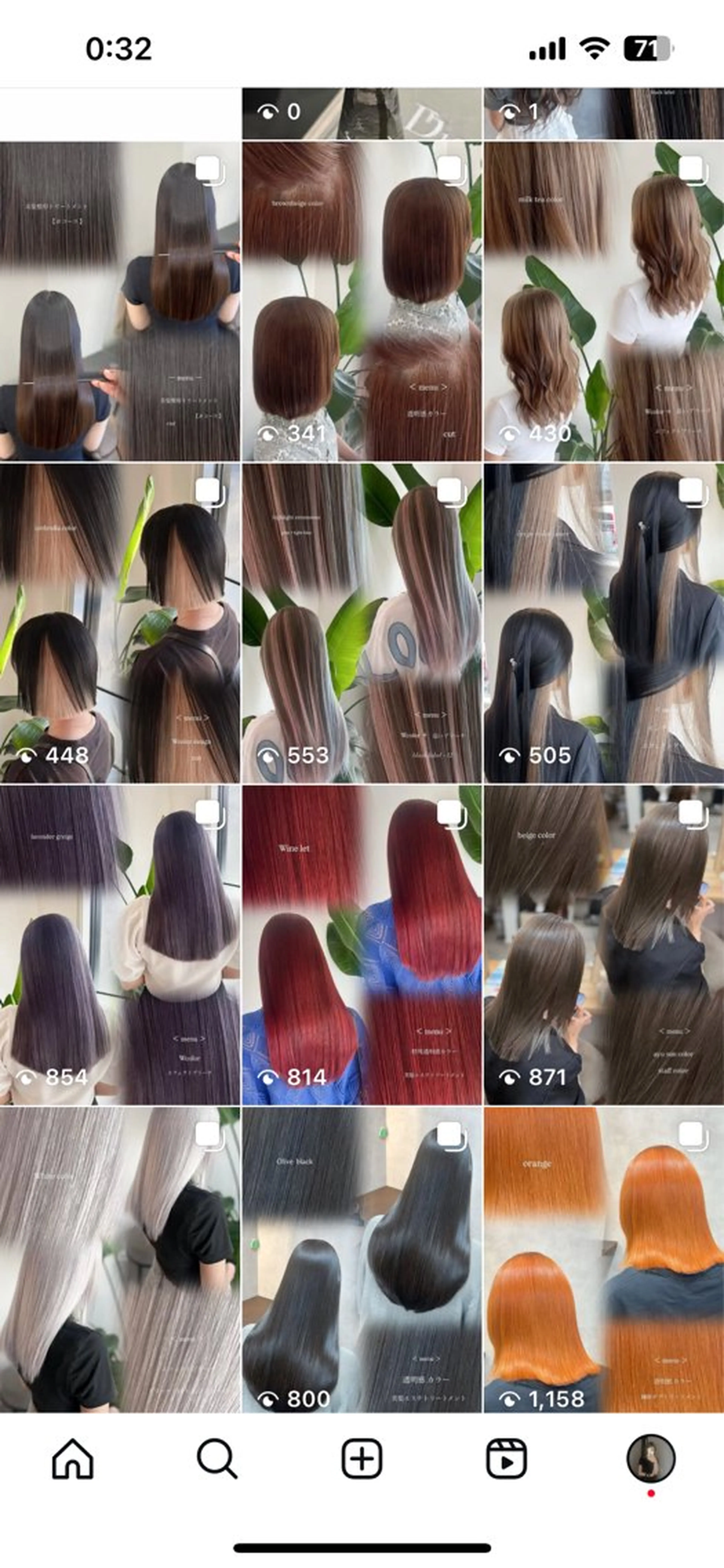 カラー メンズ RIENS Xrea nanamiのヘアスタイル